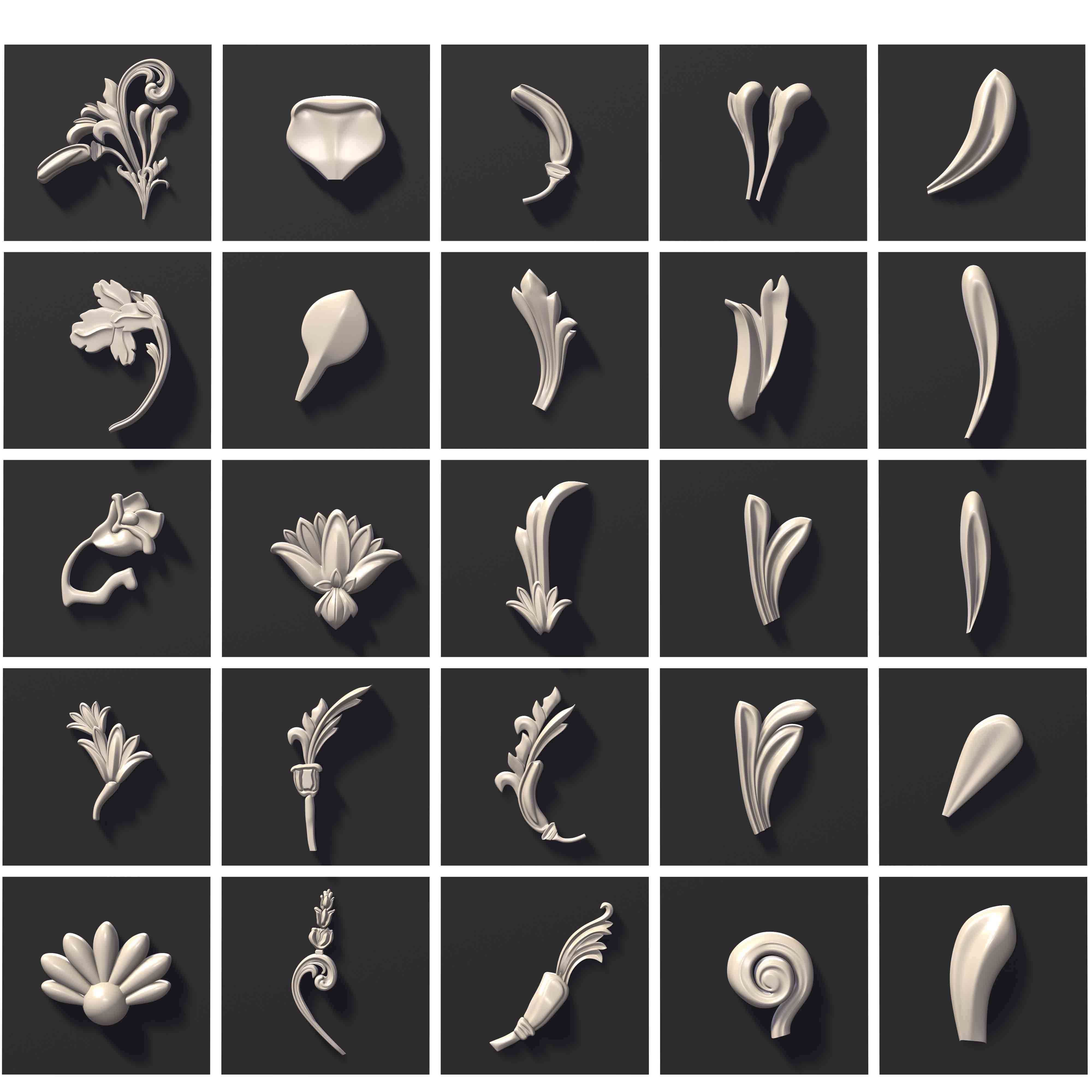 ARCHITECTURAL KITBASH- 600 3d model MEGA Pack  Low-poly 3D model_28