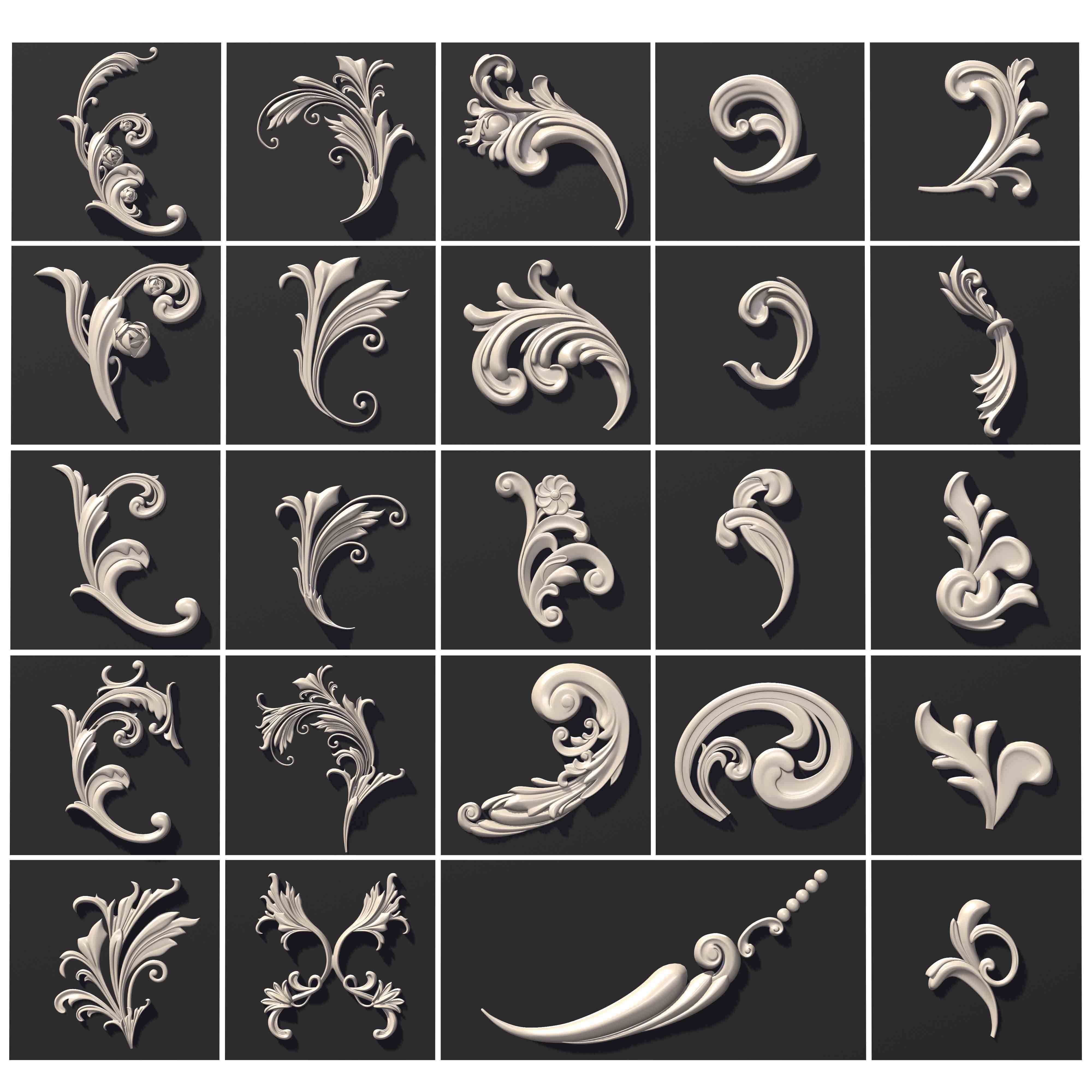 ARCHITECTURAL KITBASH- 600 3d model MEGA Pack  Low-poly 3D model_15