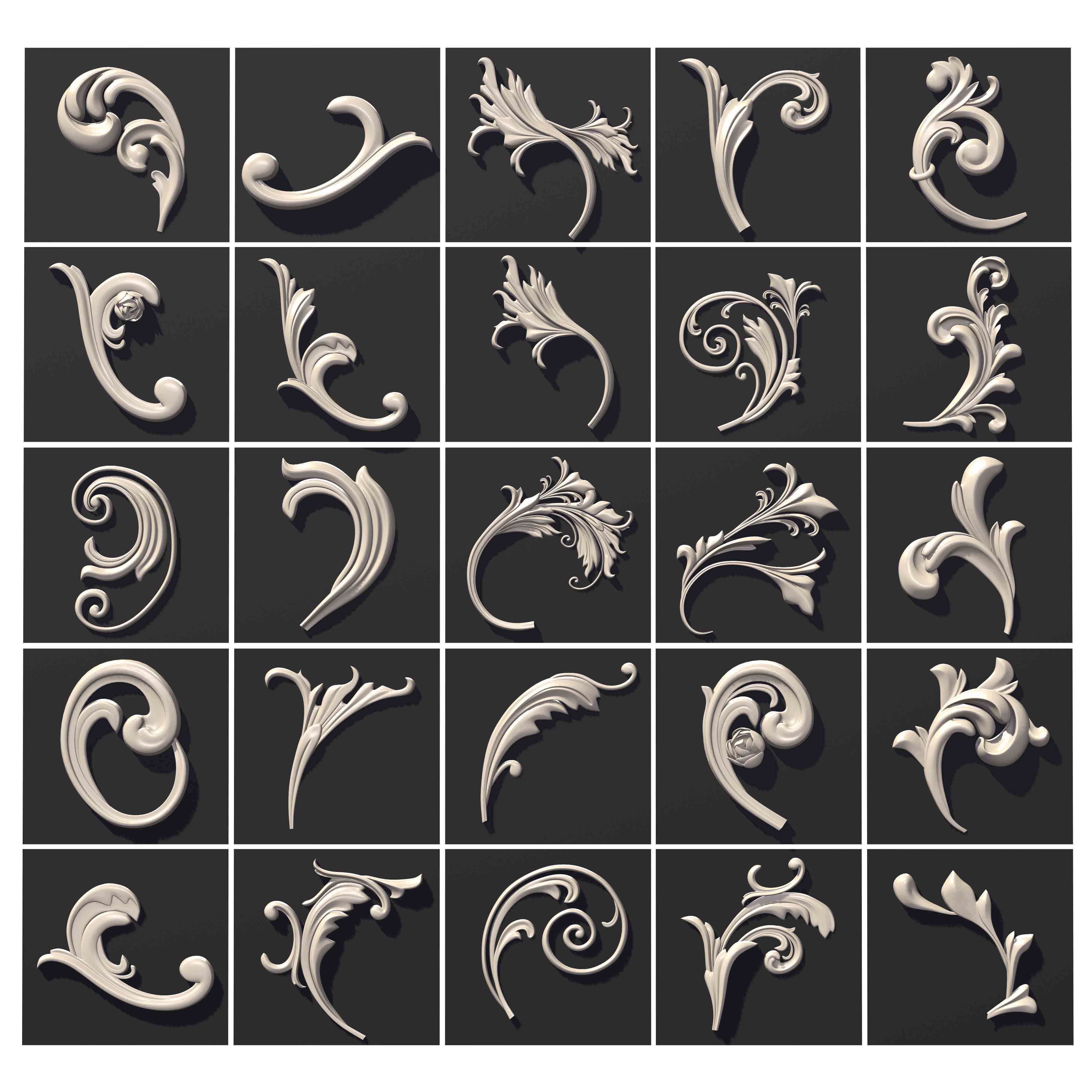 ARCHITECTURAL KITBASH- 600 3d model MEGA Pack  Low-poly 3D model_11