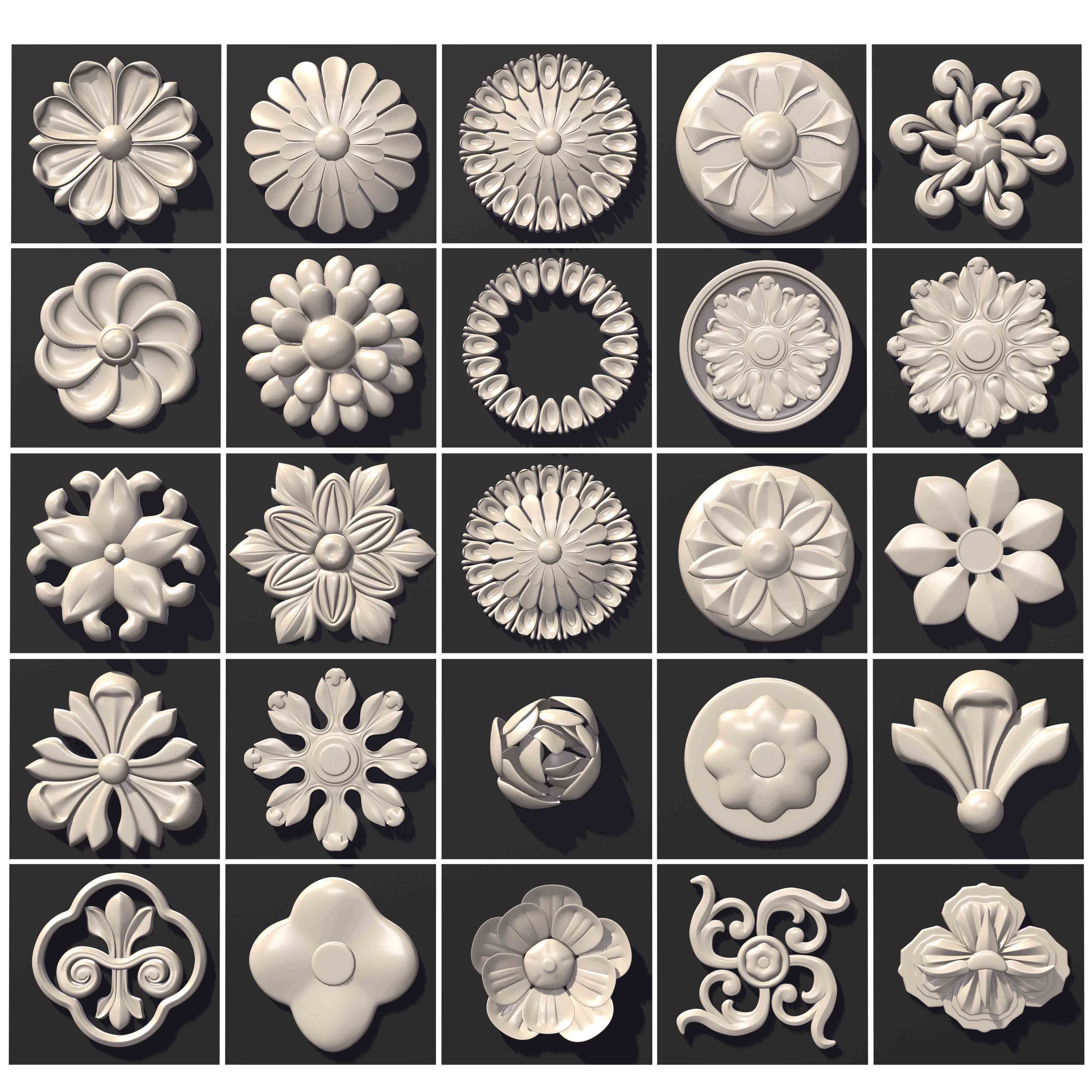 ARCHITECTURAL KITBASH- 600 3d model MEGA Pack  Low-poly 3D model_2