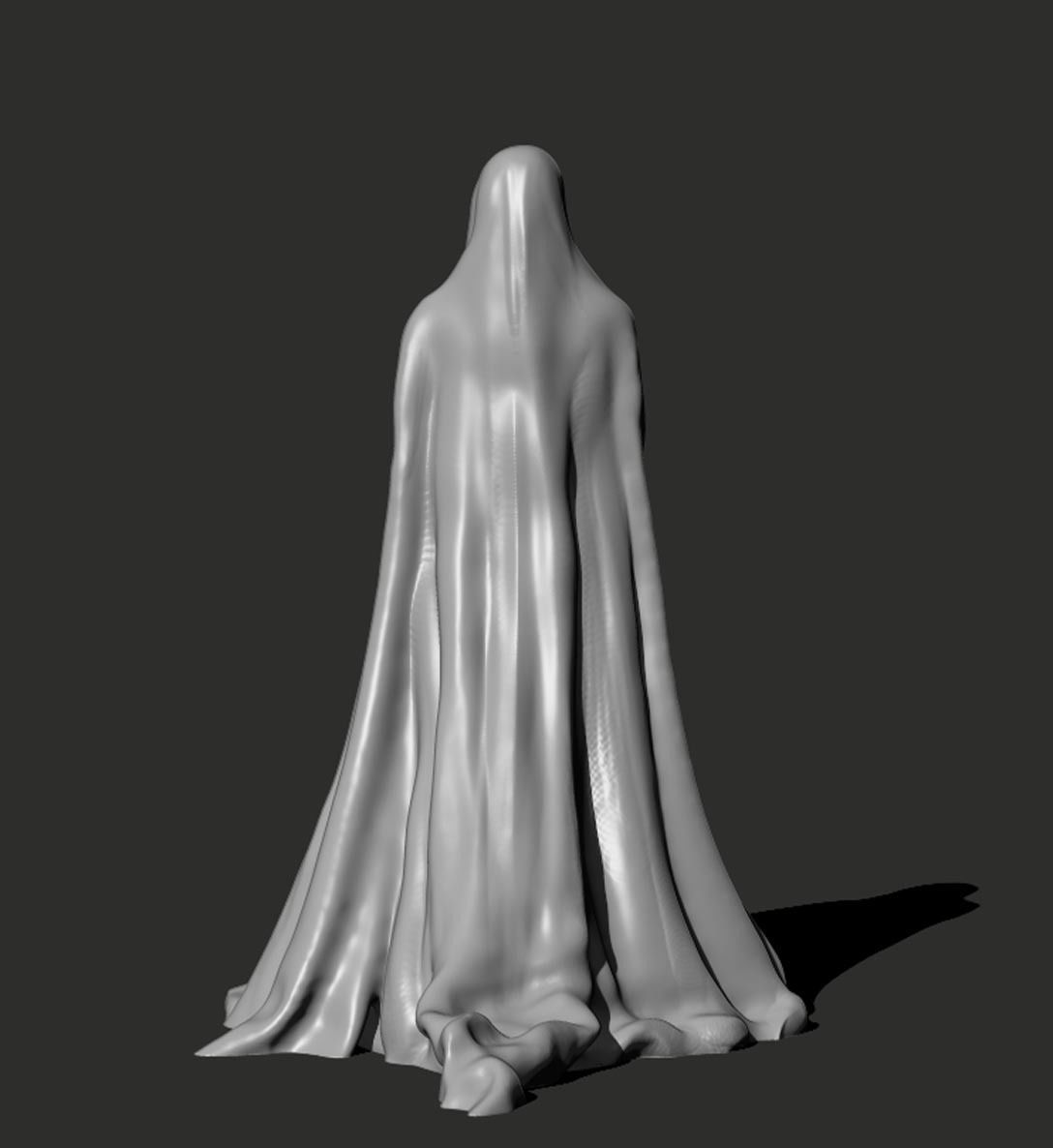 ghost cloak 3D print model_4