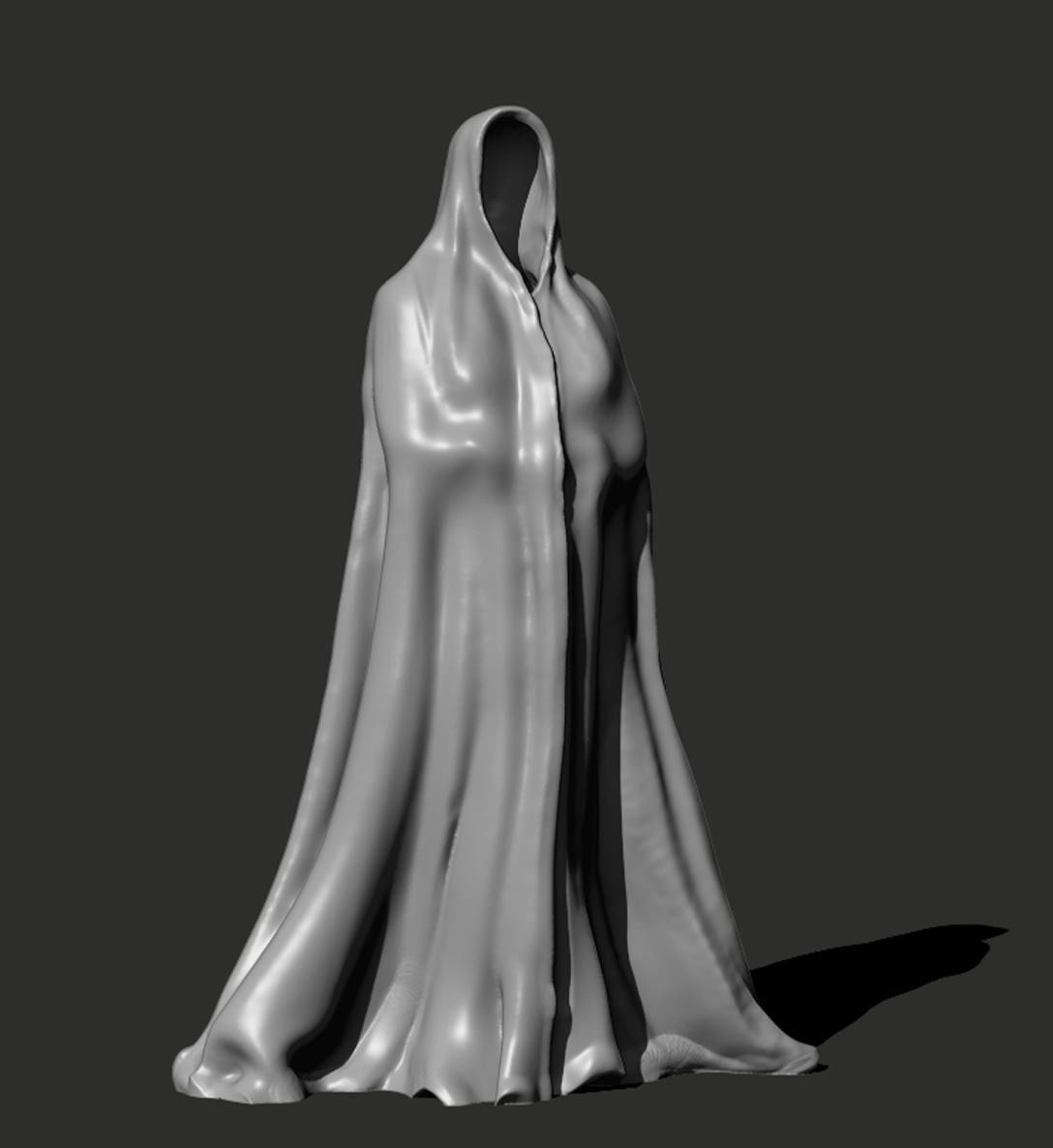 ghost cloak 3D print model_1