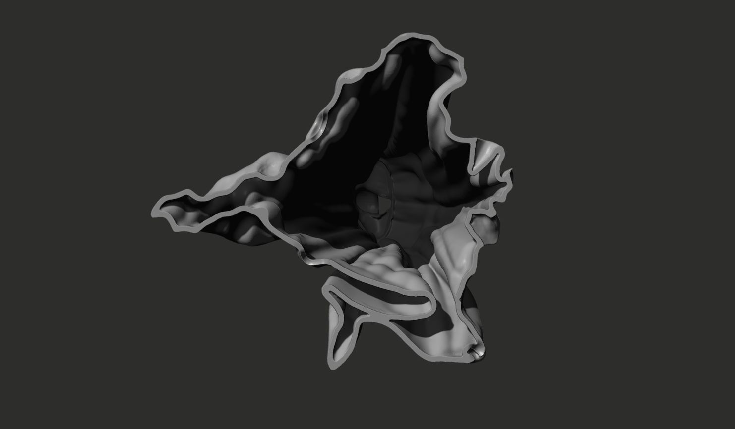 ghost cloak 3D print model_3