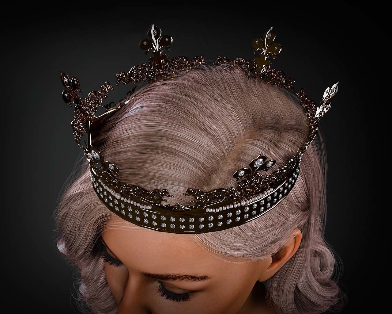 Royal Crown Package  3D model_10