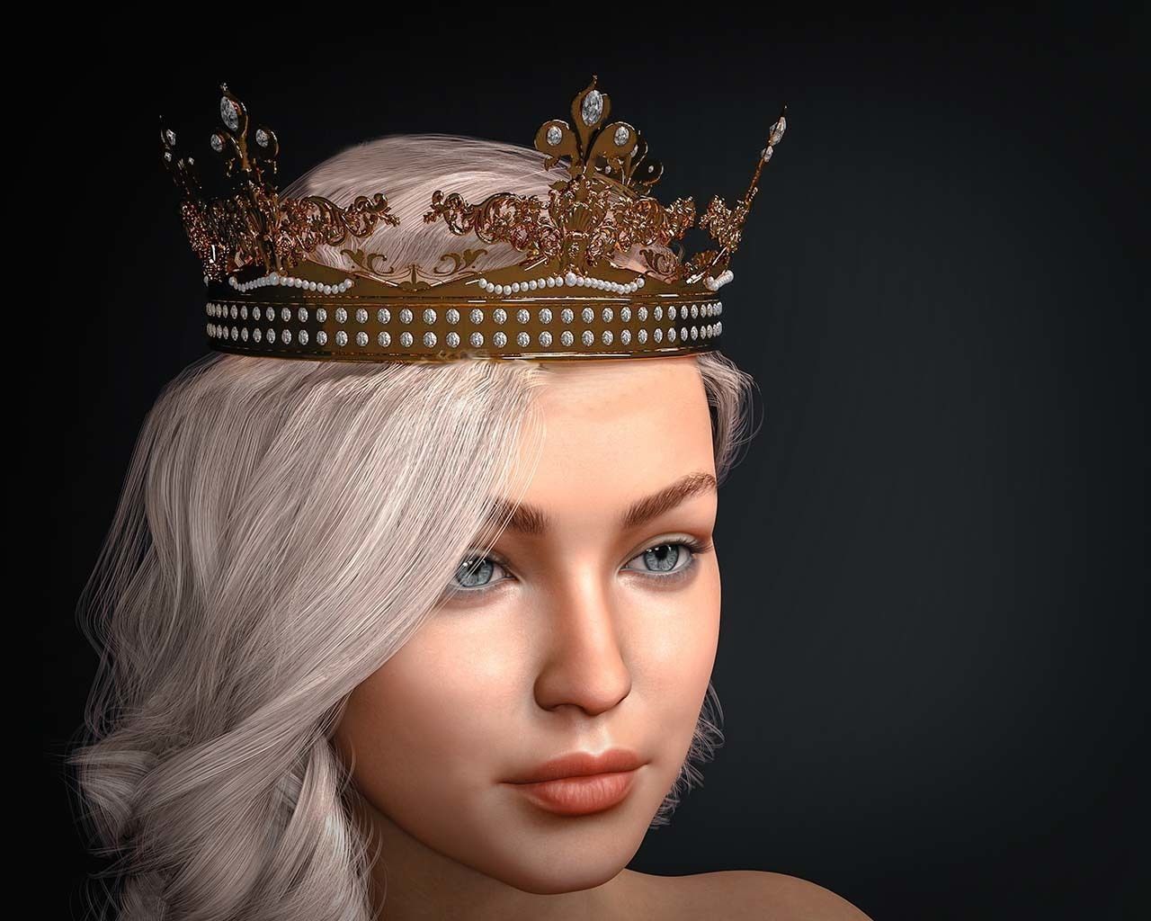 Royal Crown Package  3D model_8