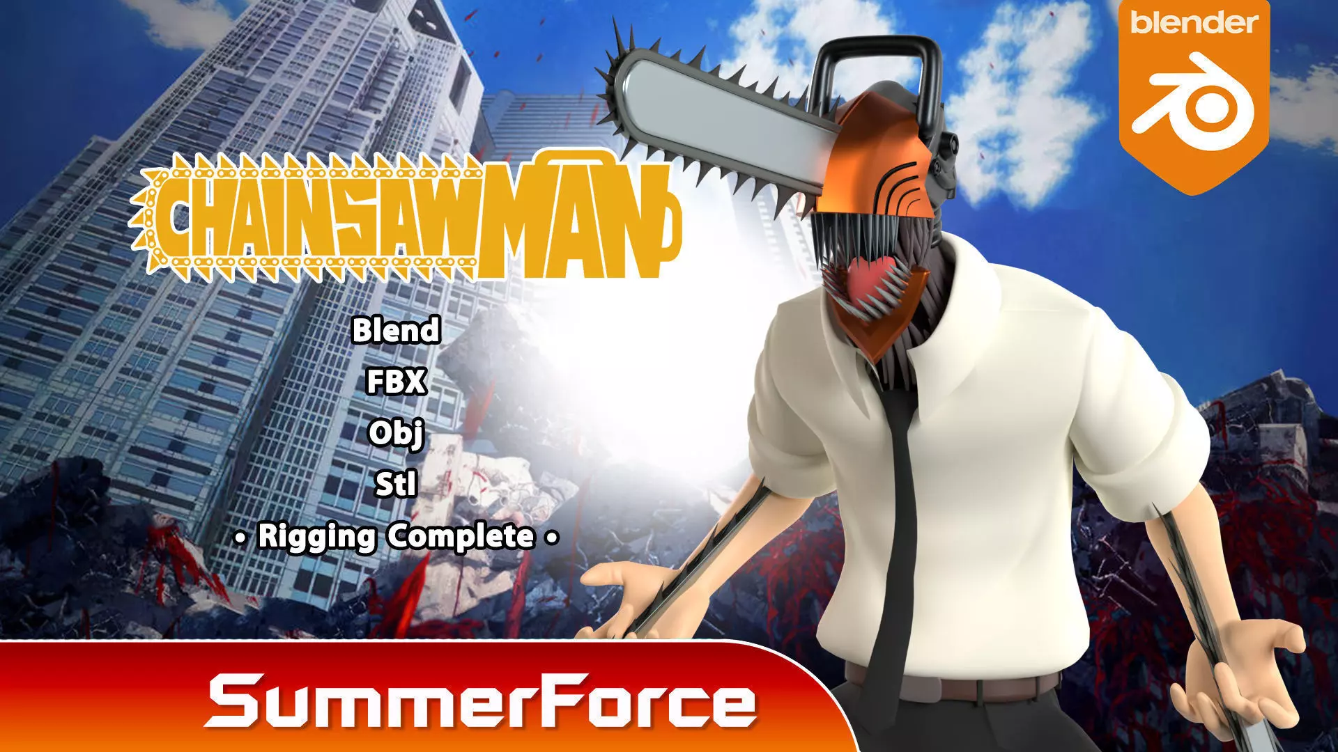 Chainsawman - Chainsaw Man 3D model_0