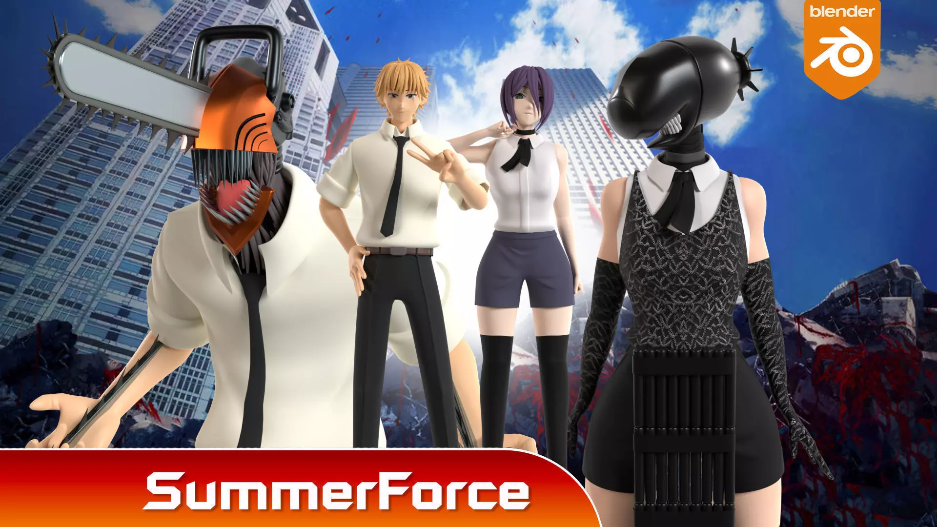 Chainsawman - Chainsaw Man 3D model_4