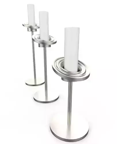 candlestick three candle holders