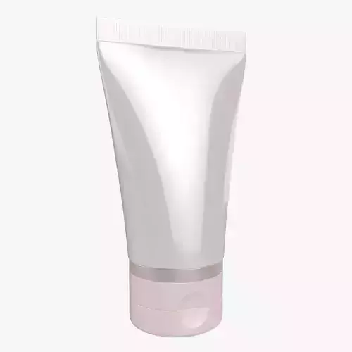 15ml Cosmetics Soft Tube Low Poly High Poly 3D model