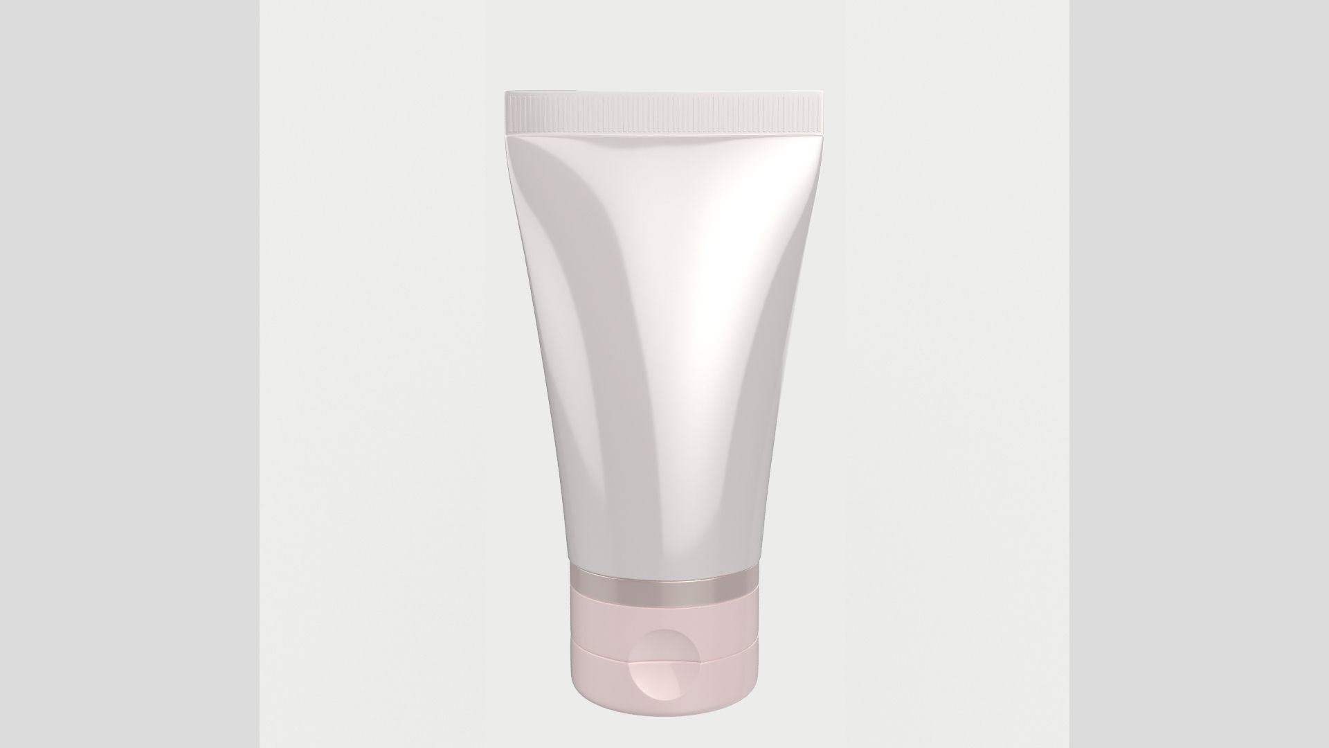 15ml Cosmetics Soft Tube Low Poly High Poly 3D model_1