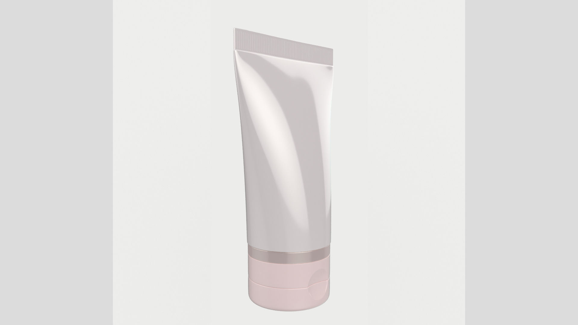 15ml Cosmetics Soft Tube Low Poly High Poly 3D model_2
