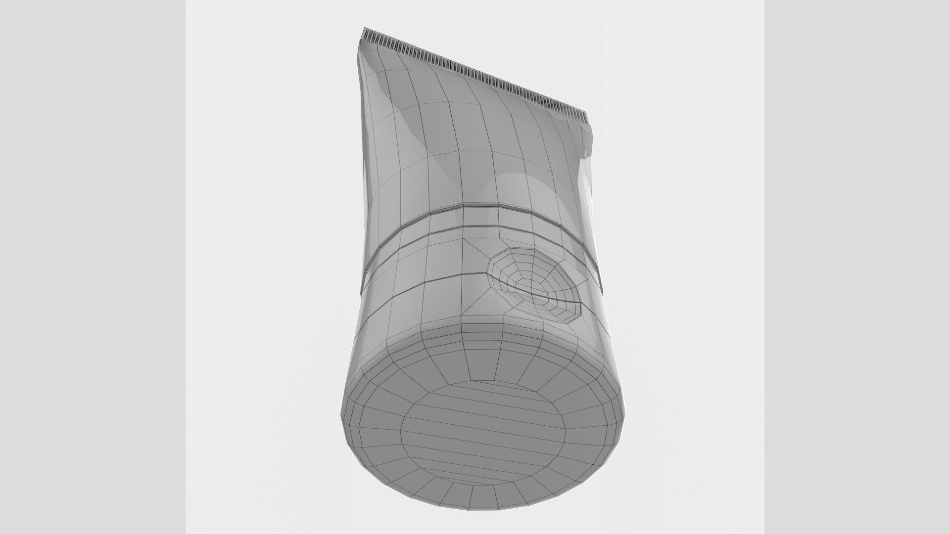 15ml Cosmetics Soft Tube Low Poly High Poly 3D model_9