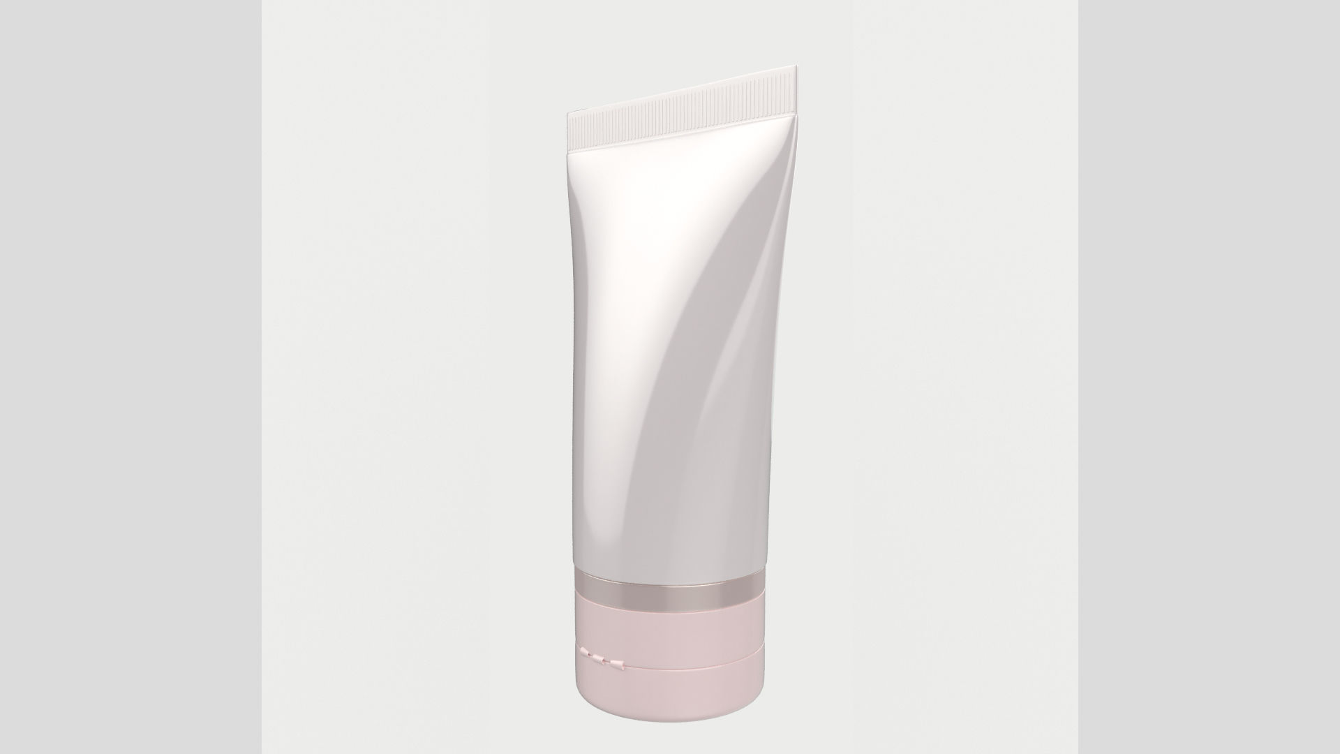 15ml Cosmetics Soft Tube Low Poly High Poly 3D model_4