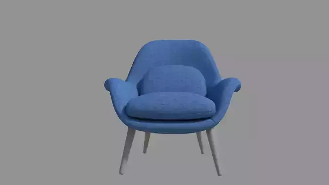 Modern Chair 097 Blue