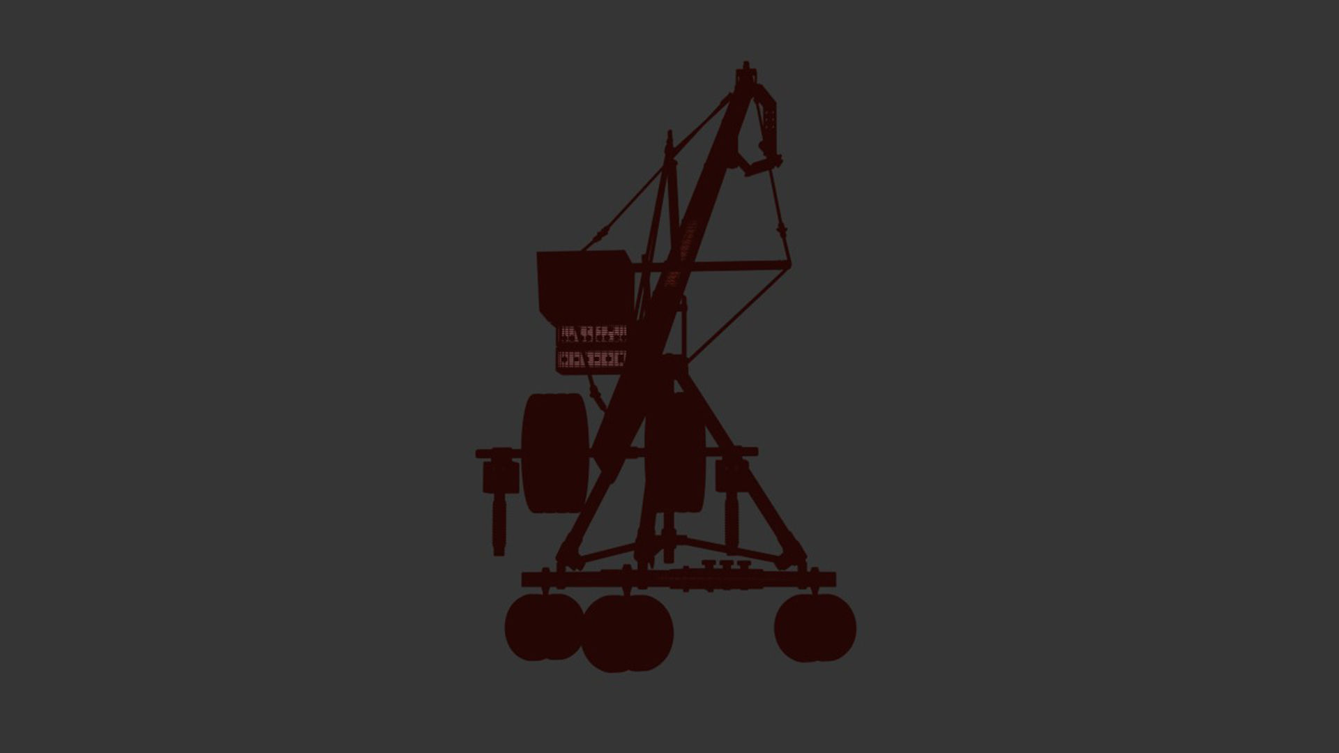 Cinematic camera crane red 3D model_5