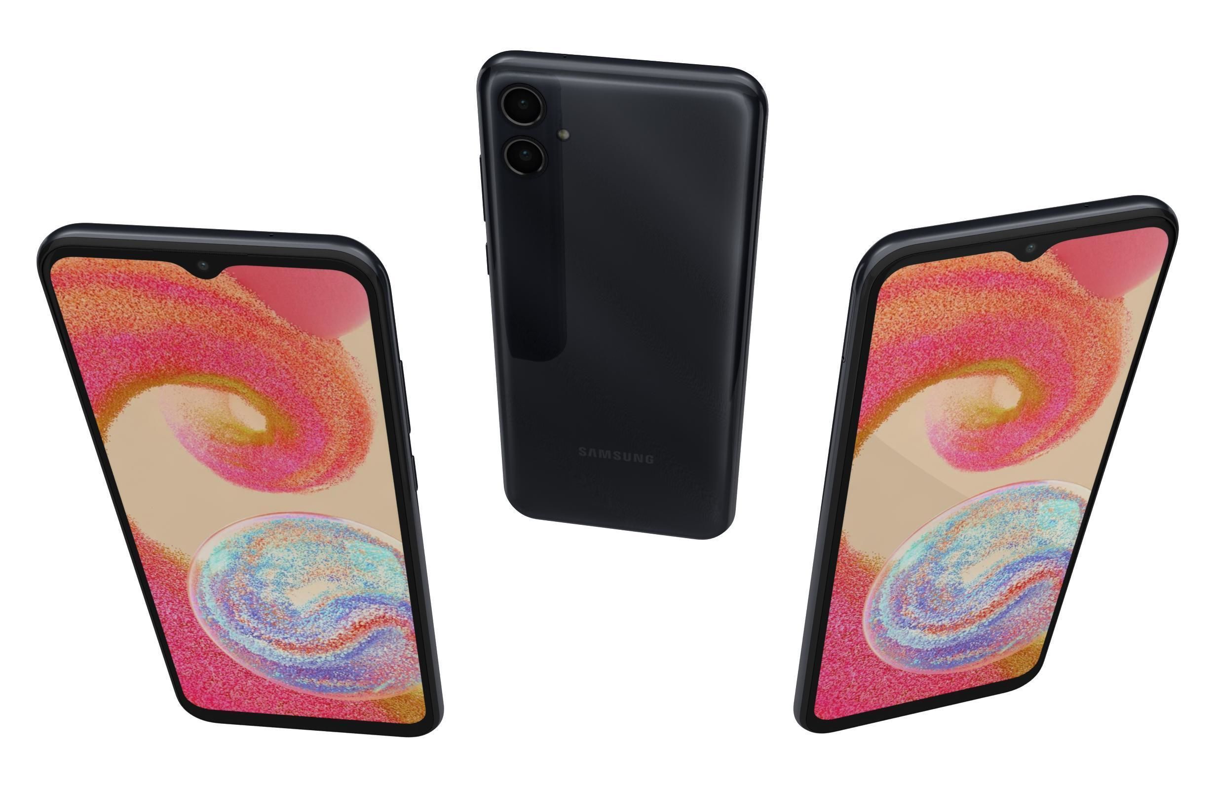 Samsung Galaxy A04e Black 3D model_1