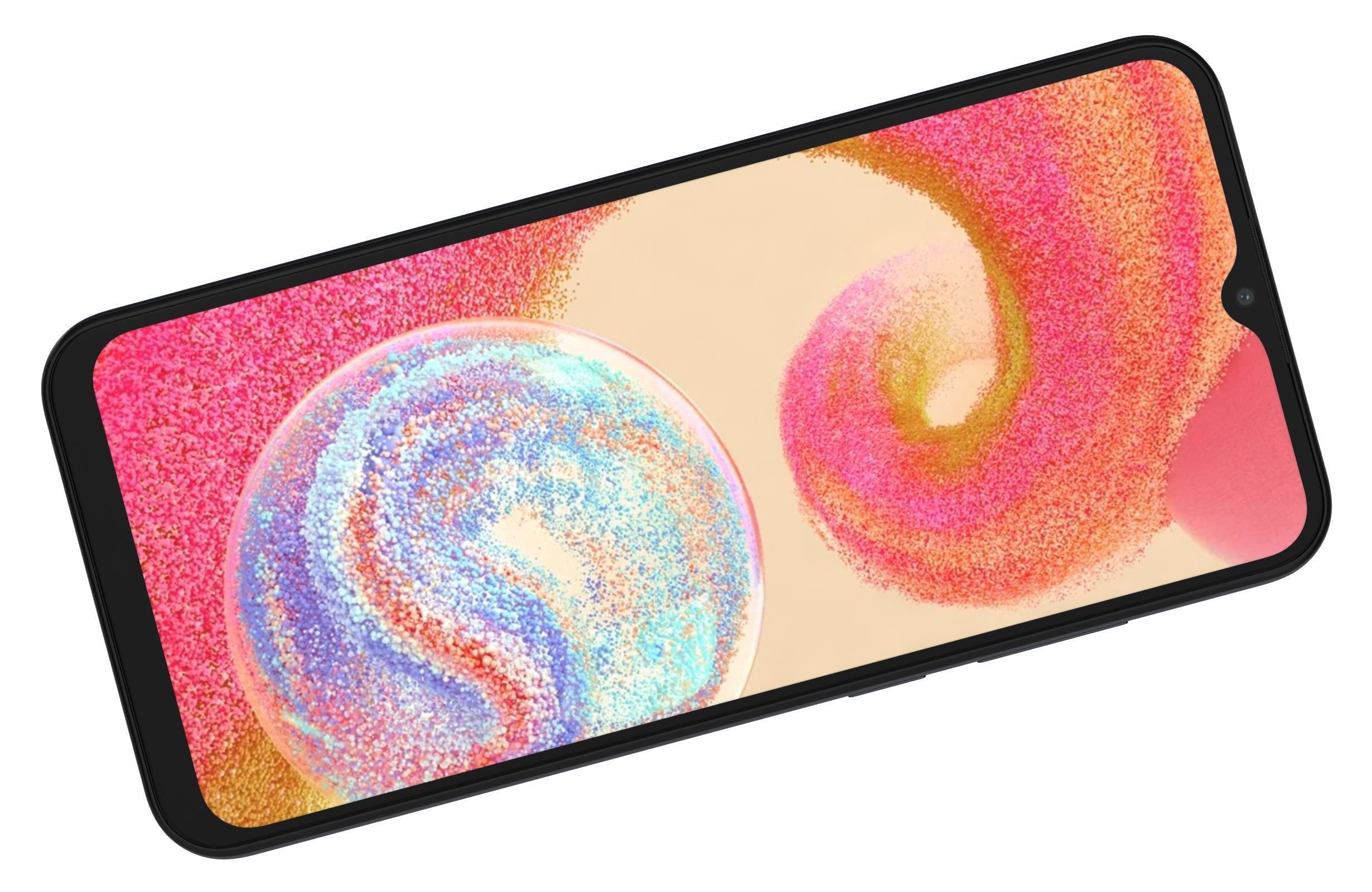 Samsung Galaxy A04e Black 3D model_10