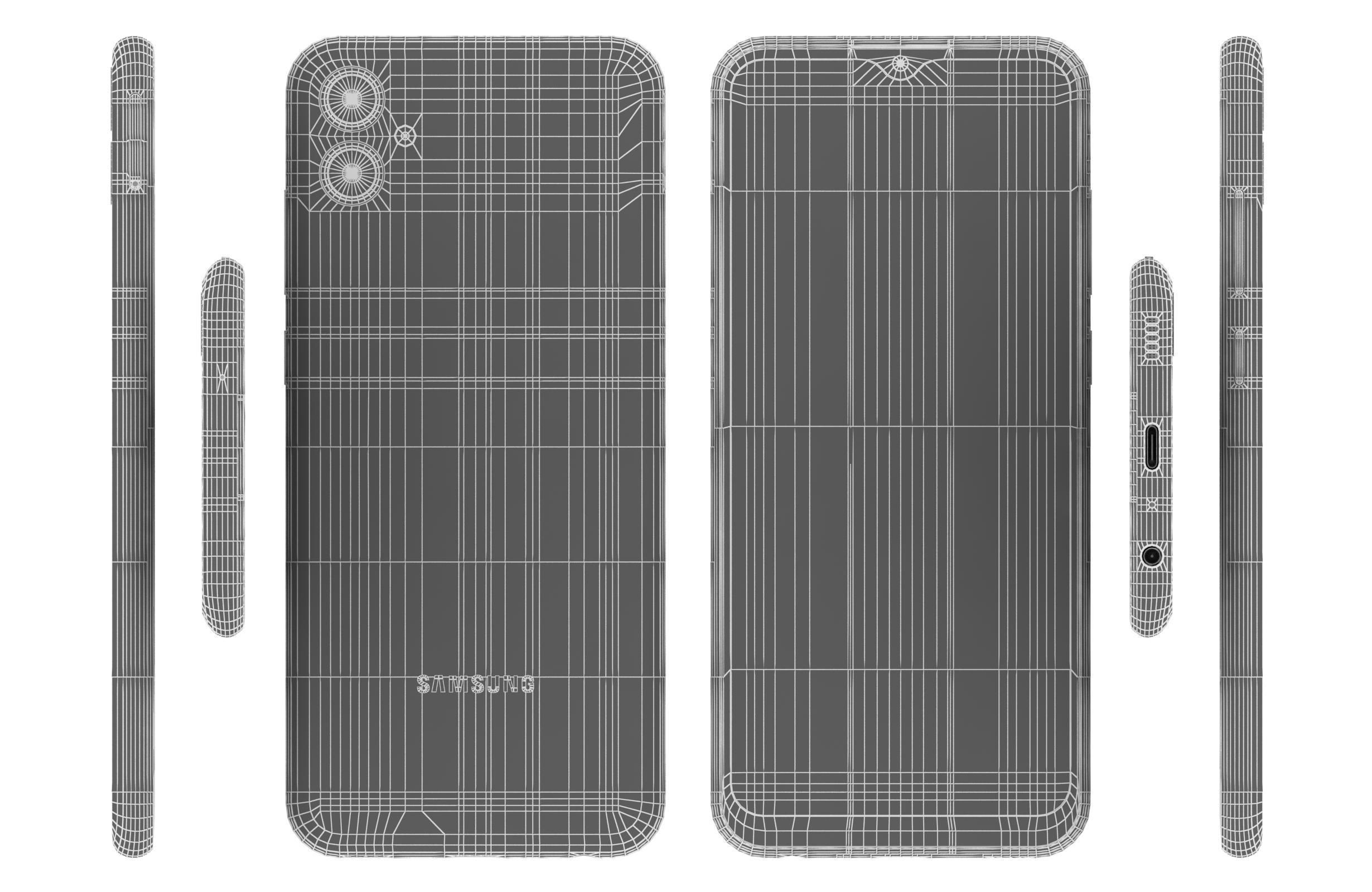 Samsung Galaxy A04e Black 3D model_16