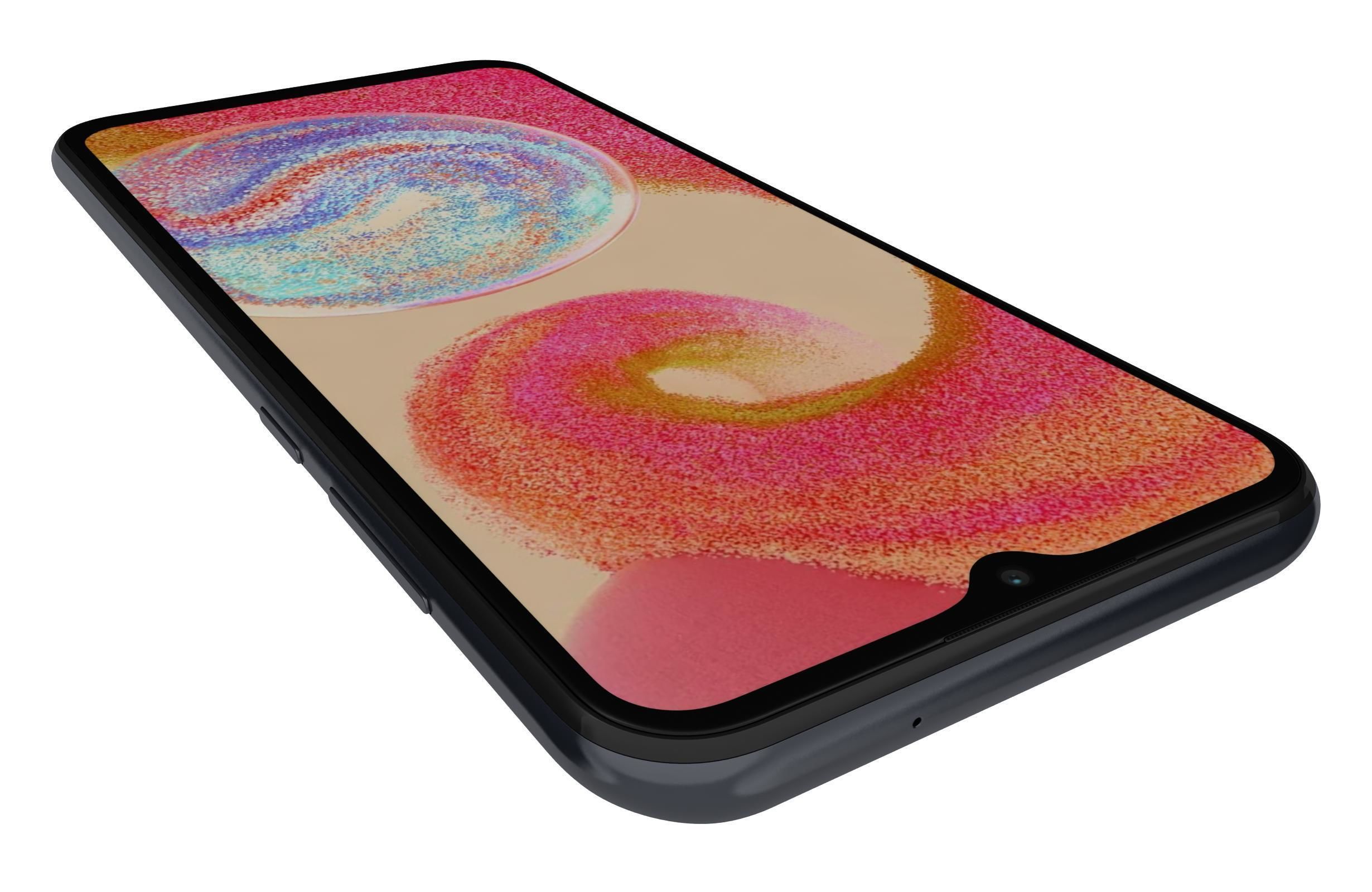Samsung Galaxy A04e Black 3D model_13