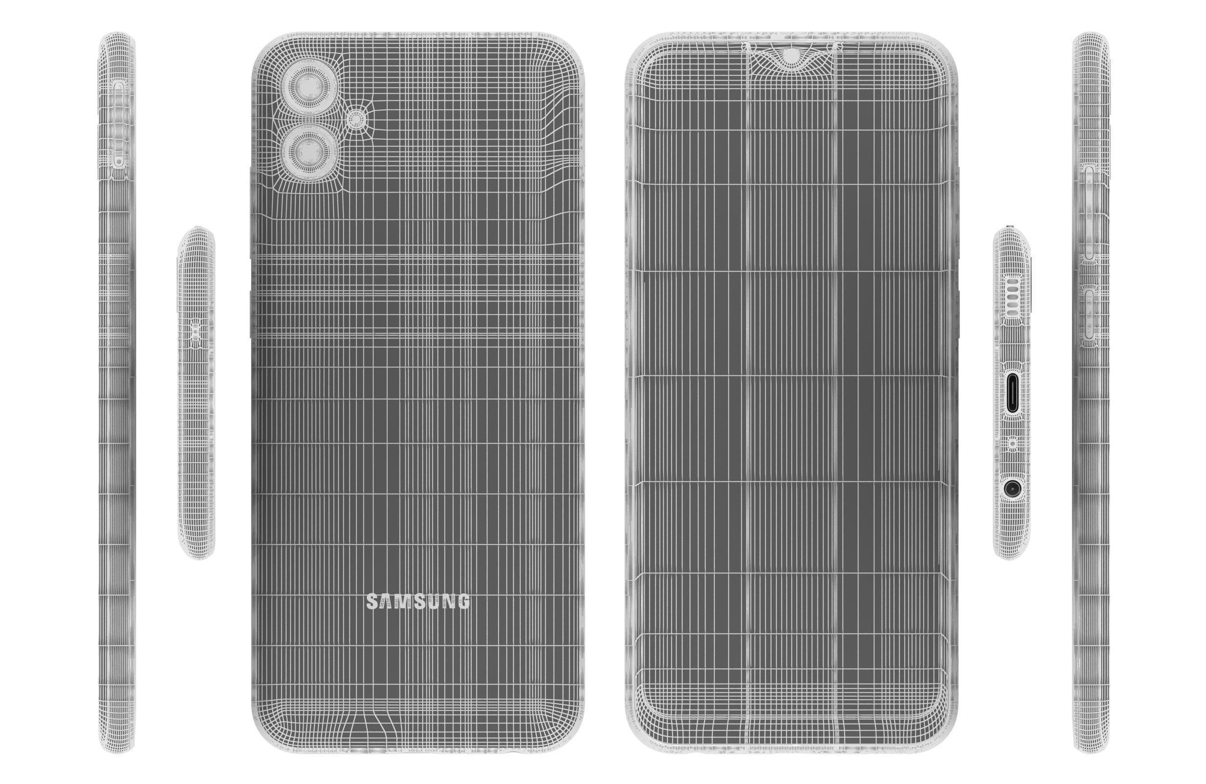 Samsung Galaxy A04e Black 3D model_17