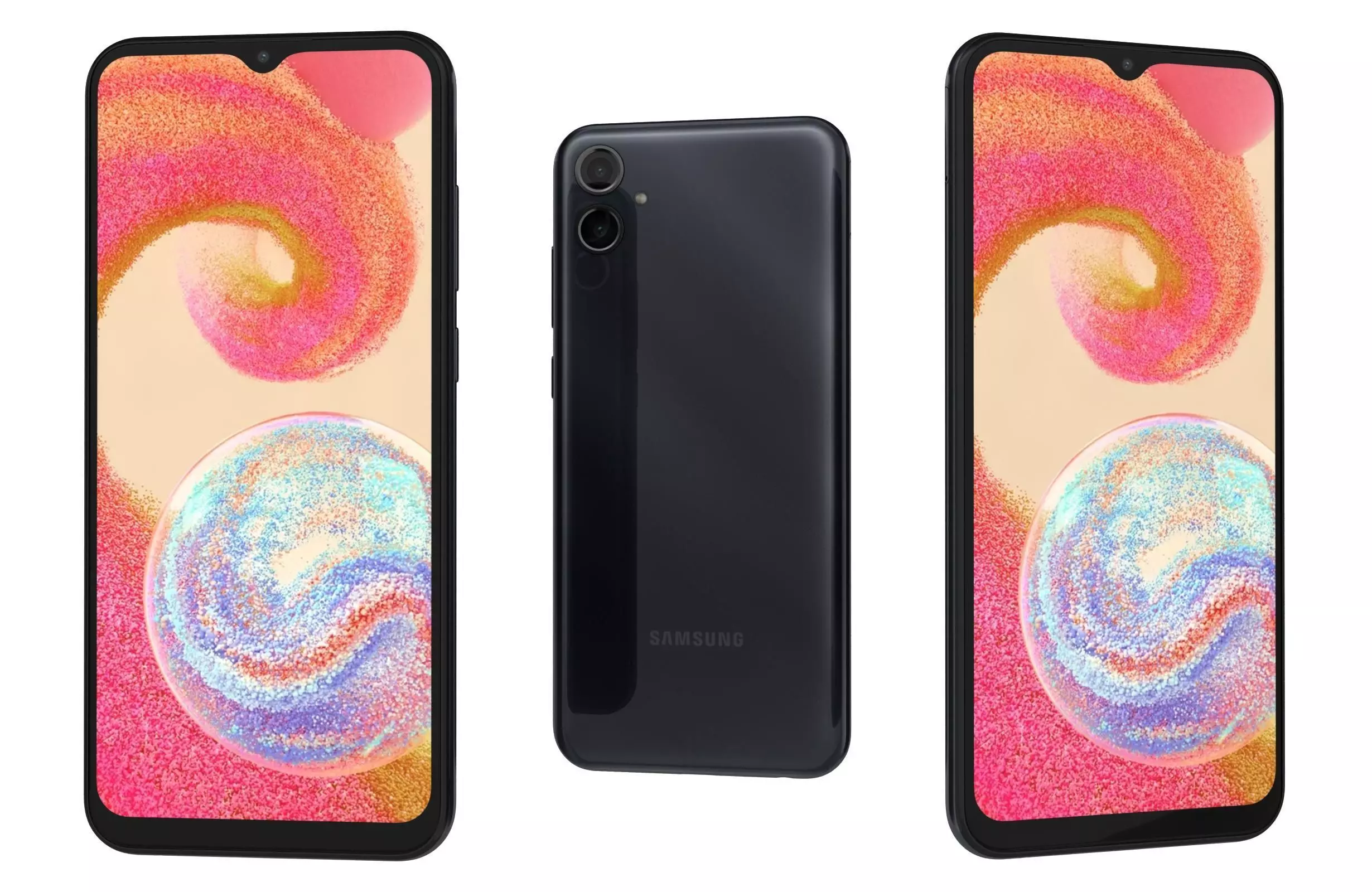 Samsung Galaxy A04e Black 3D model_0