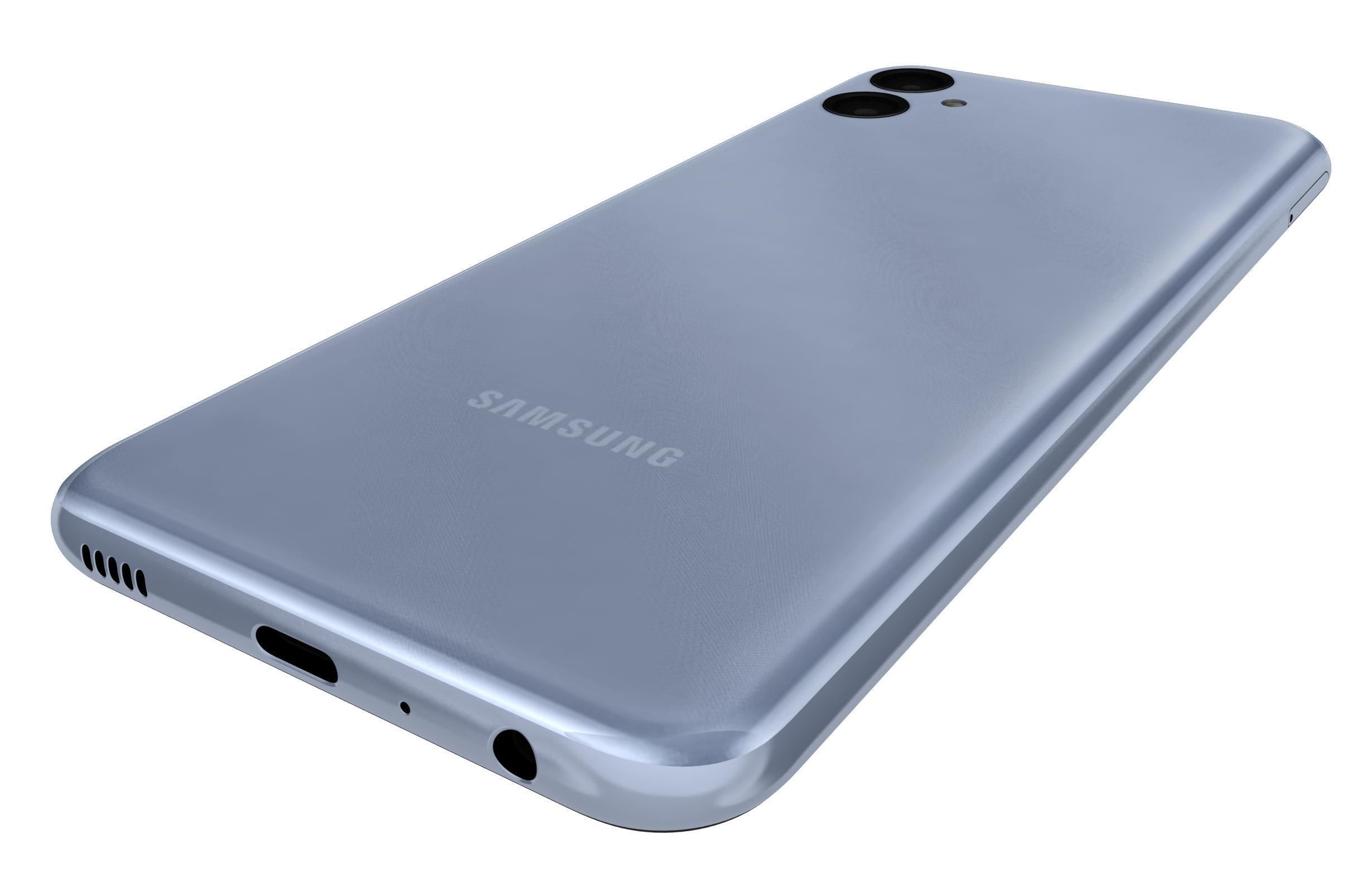 Samsung Galaxy A04e Light Blue 3D model_14