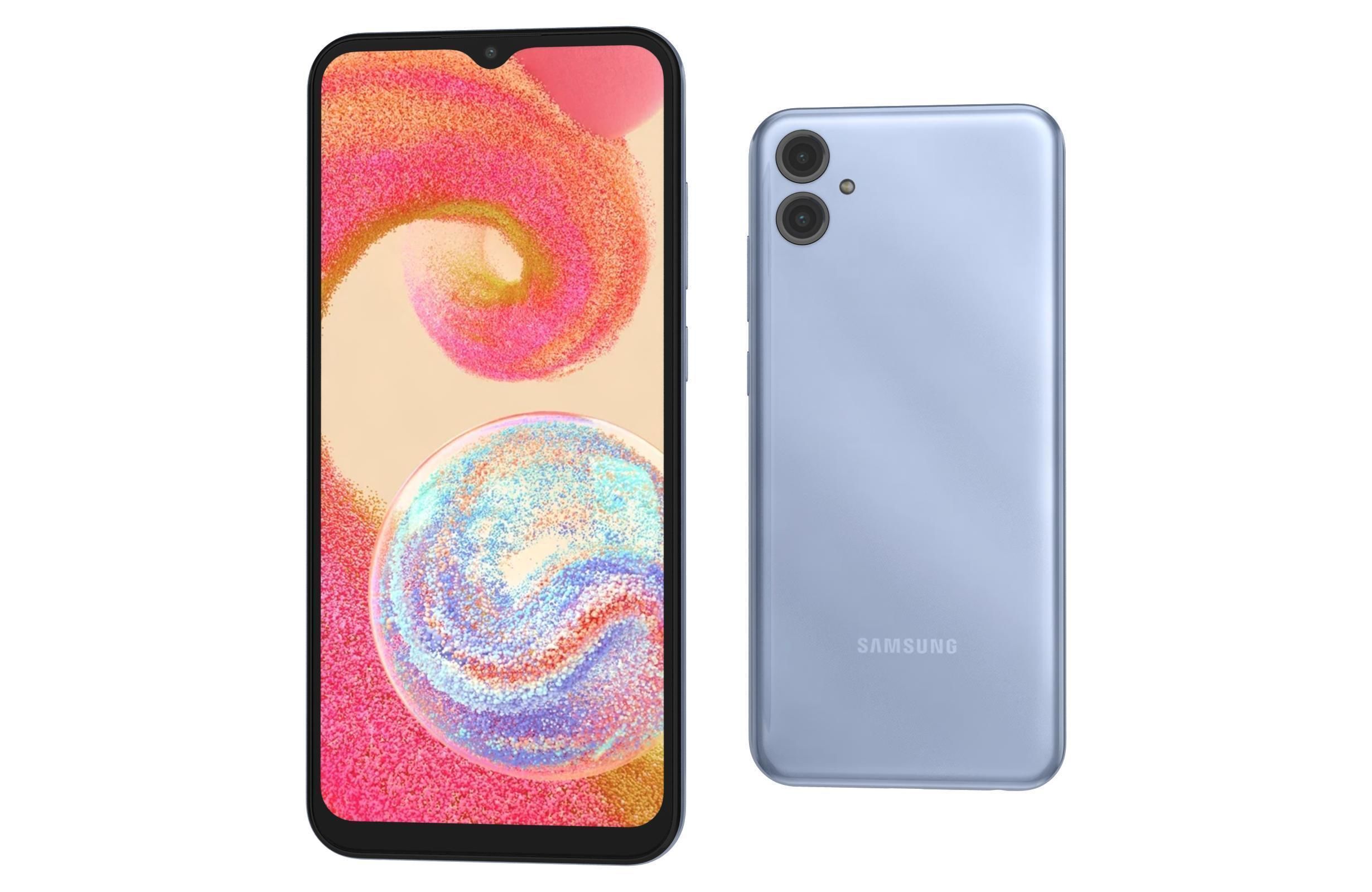 Samsung Galaxy A04e Light Blue 3D model_6