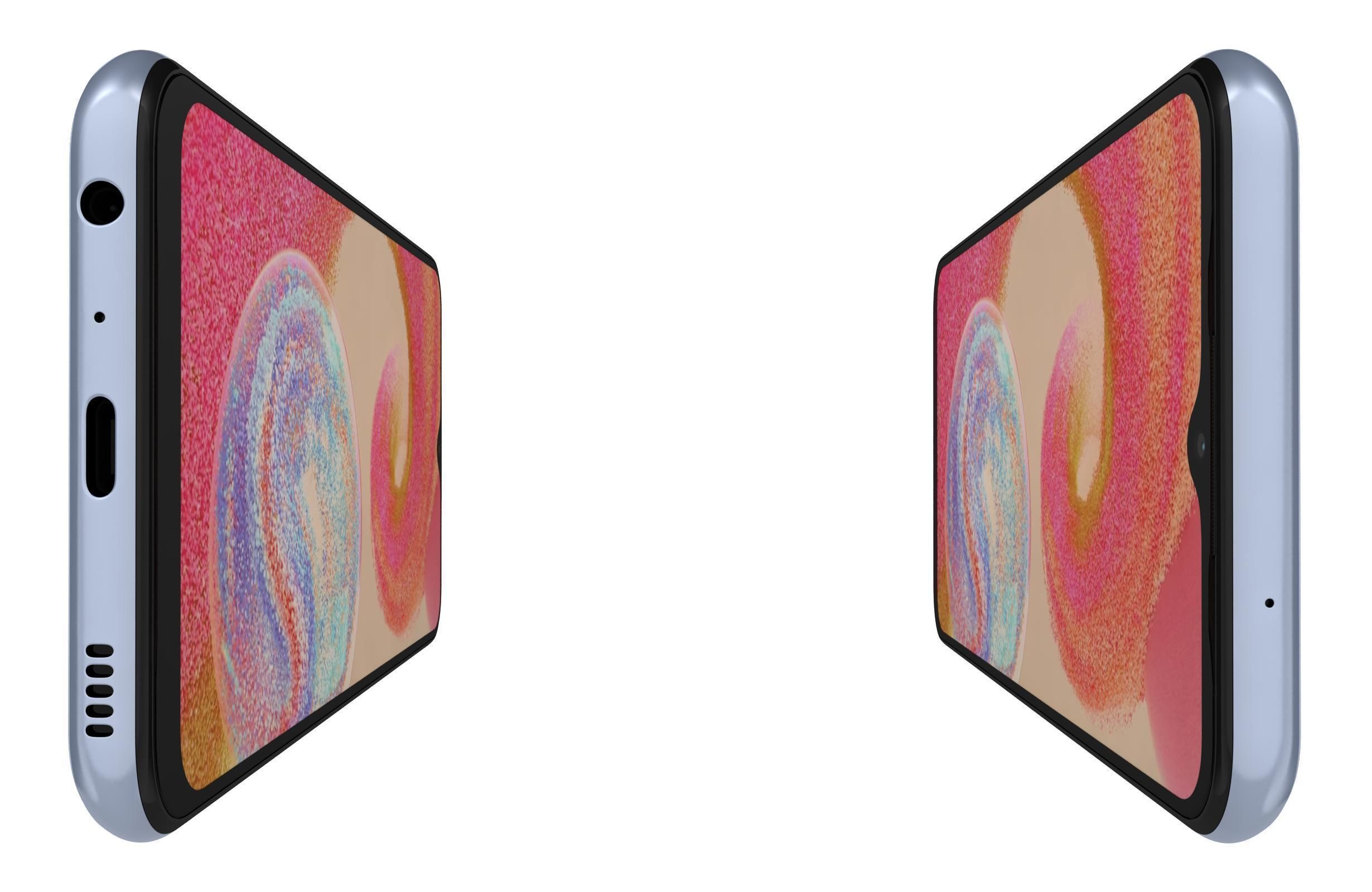 Samsung Galaxy A04e Light Blue 3D model_8