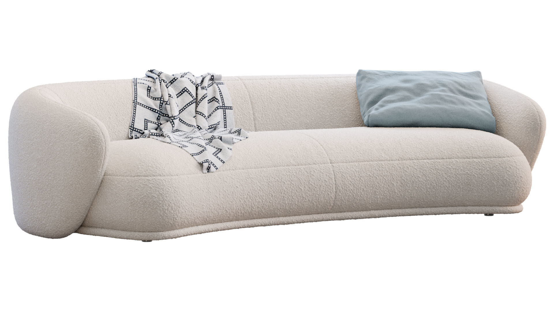 Sofa Rene By Meridiani 3D model_14