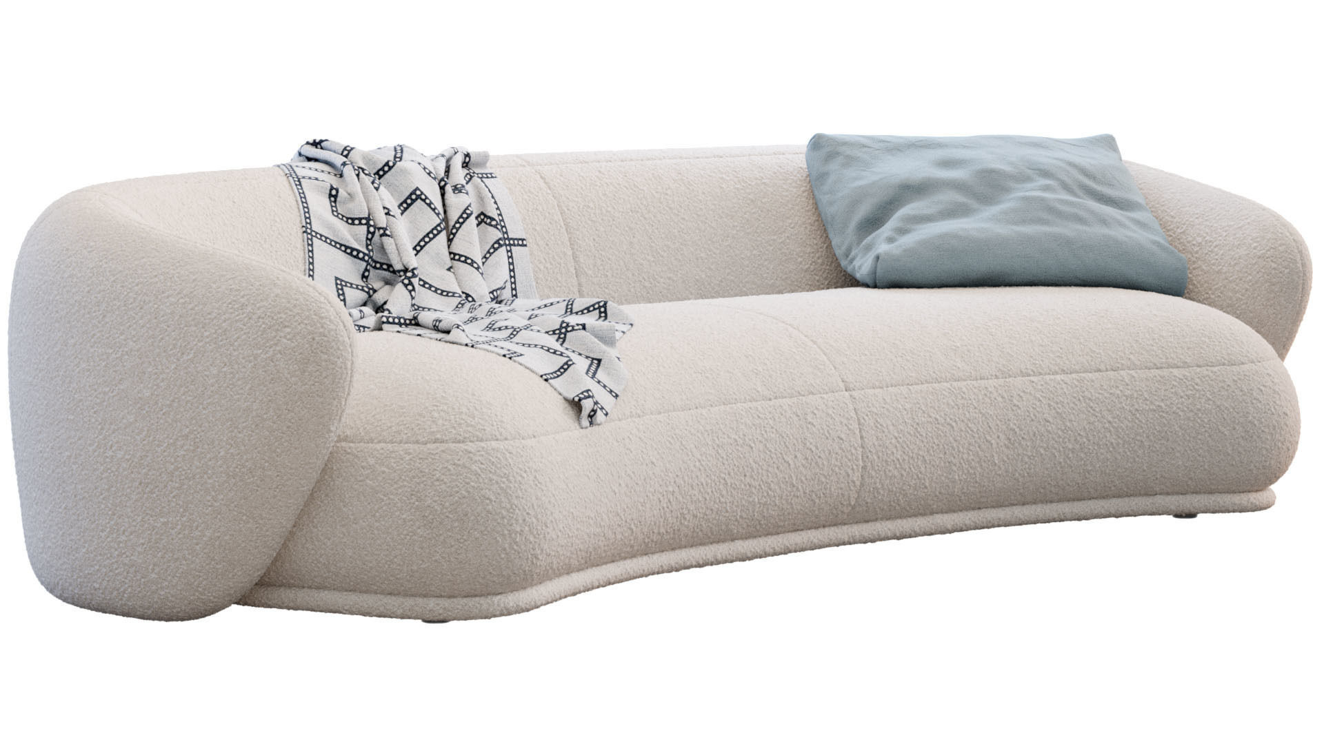 Sofa Rene By Meridiani 3D model_13