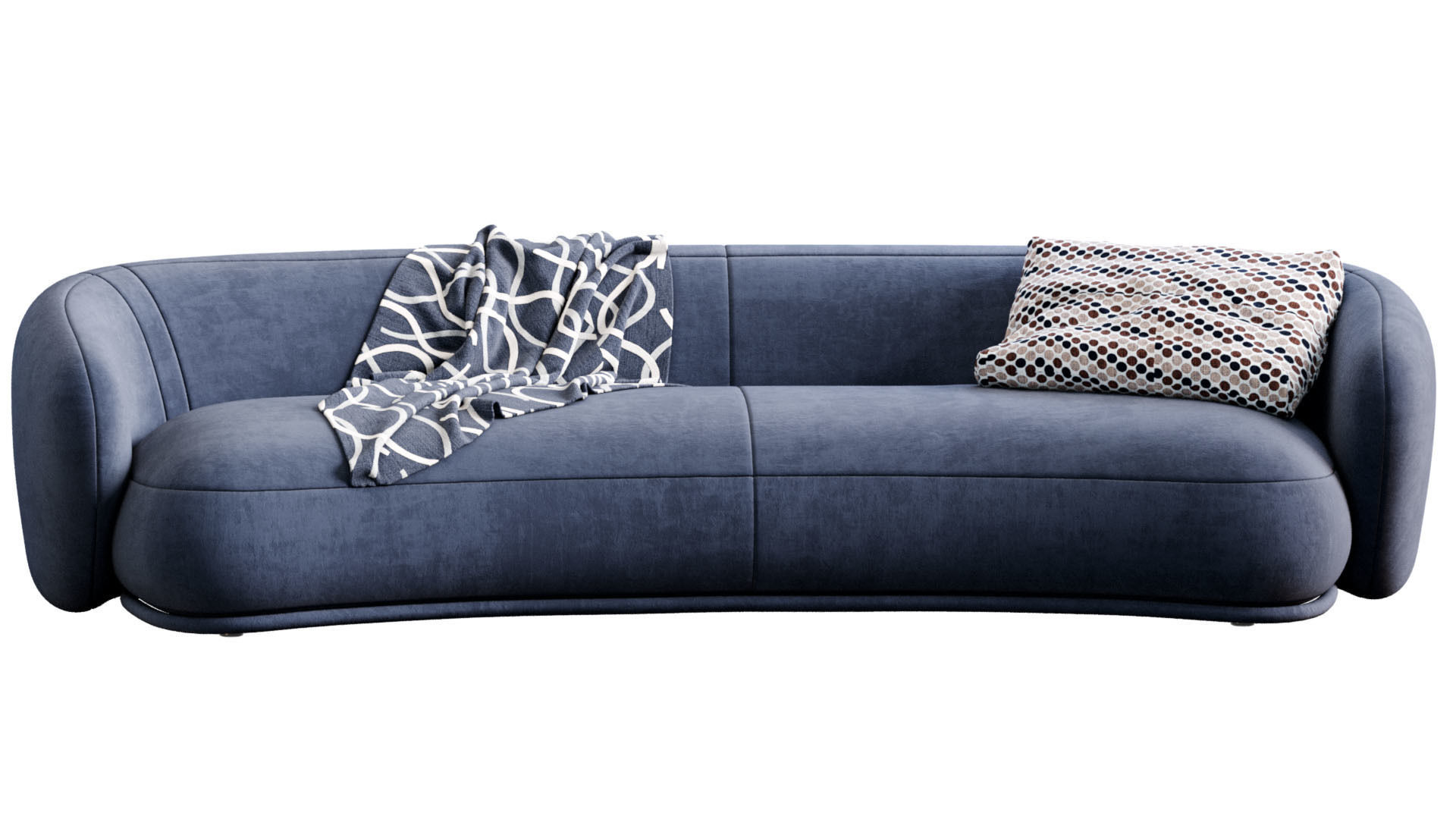 Sofa Rene By Meridiani 3D model_3
