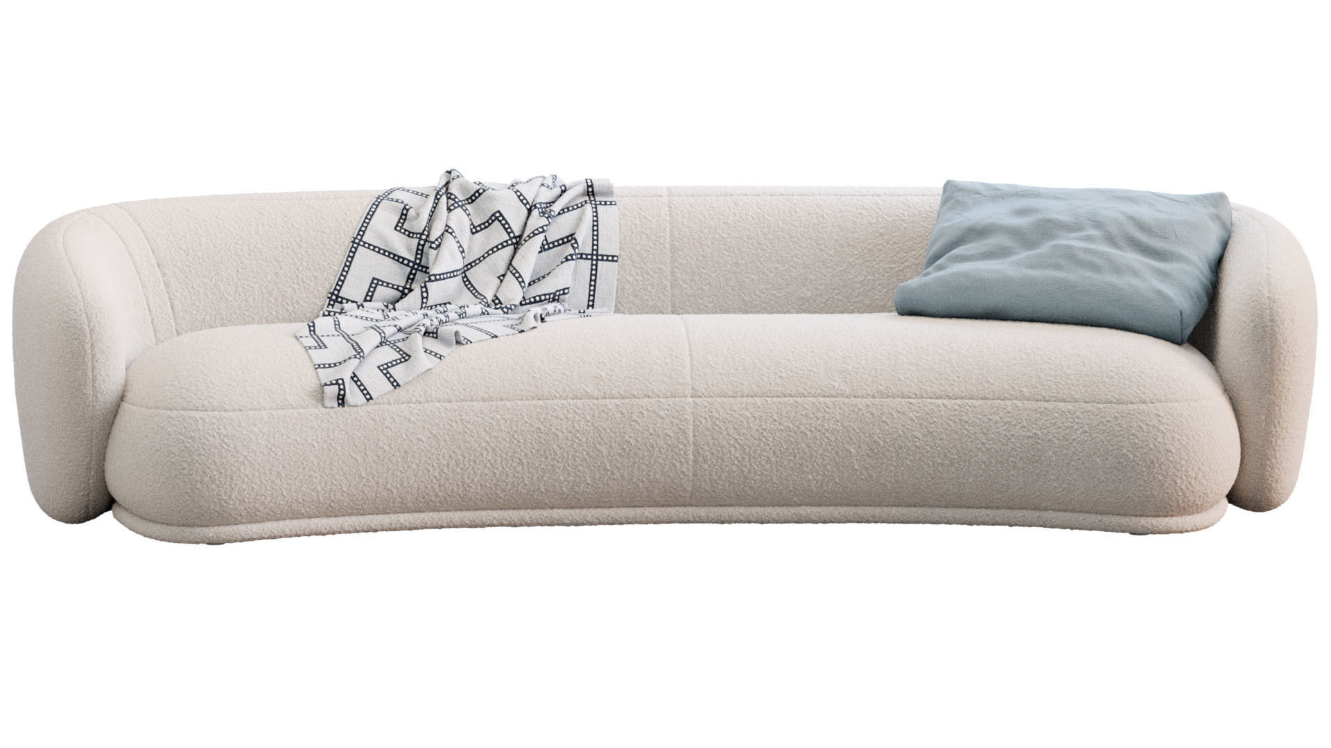 Sofa Rene By Meridiani 3D model_6