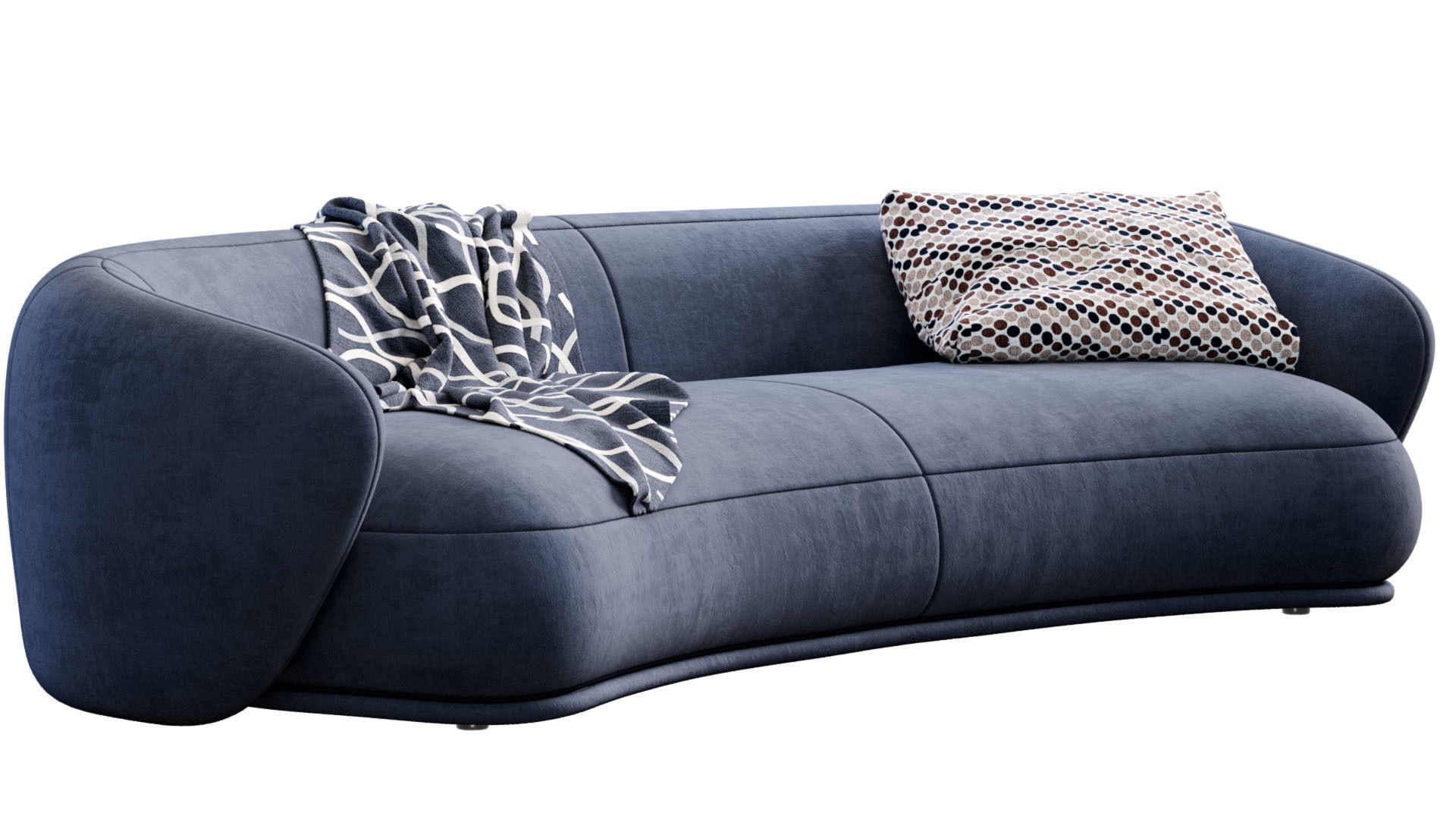 Sofa Rene By Meridiani 3D model_4