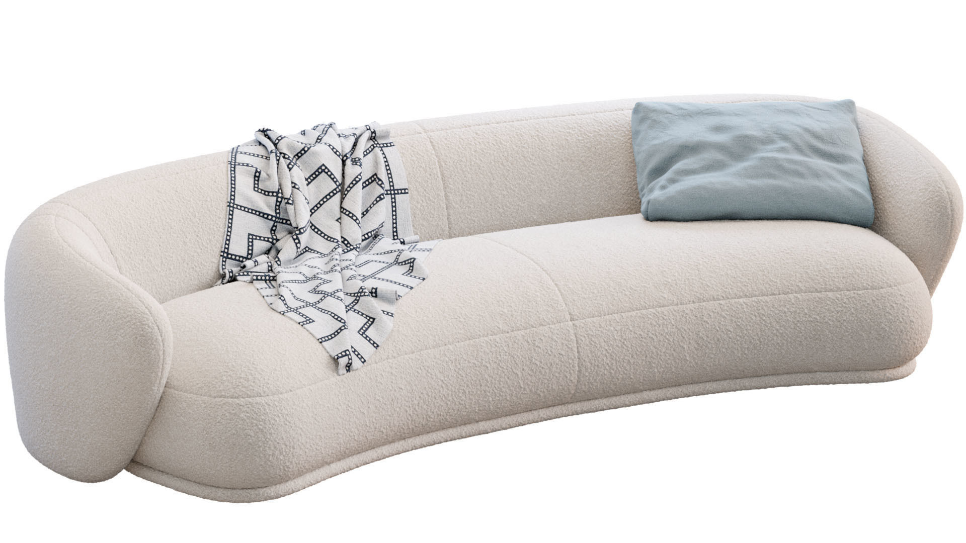 Sofa Rene By Meridiani 3D model_12
