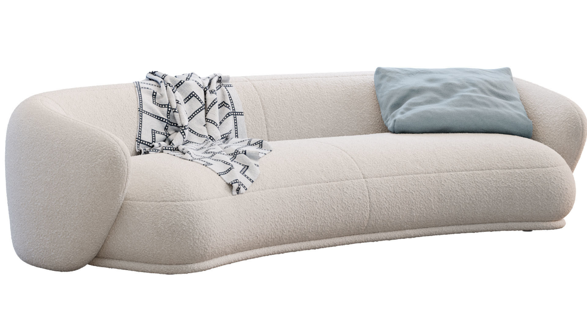 Sofa Rene By Meridiani 3D model_11