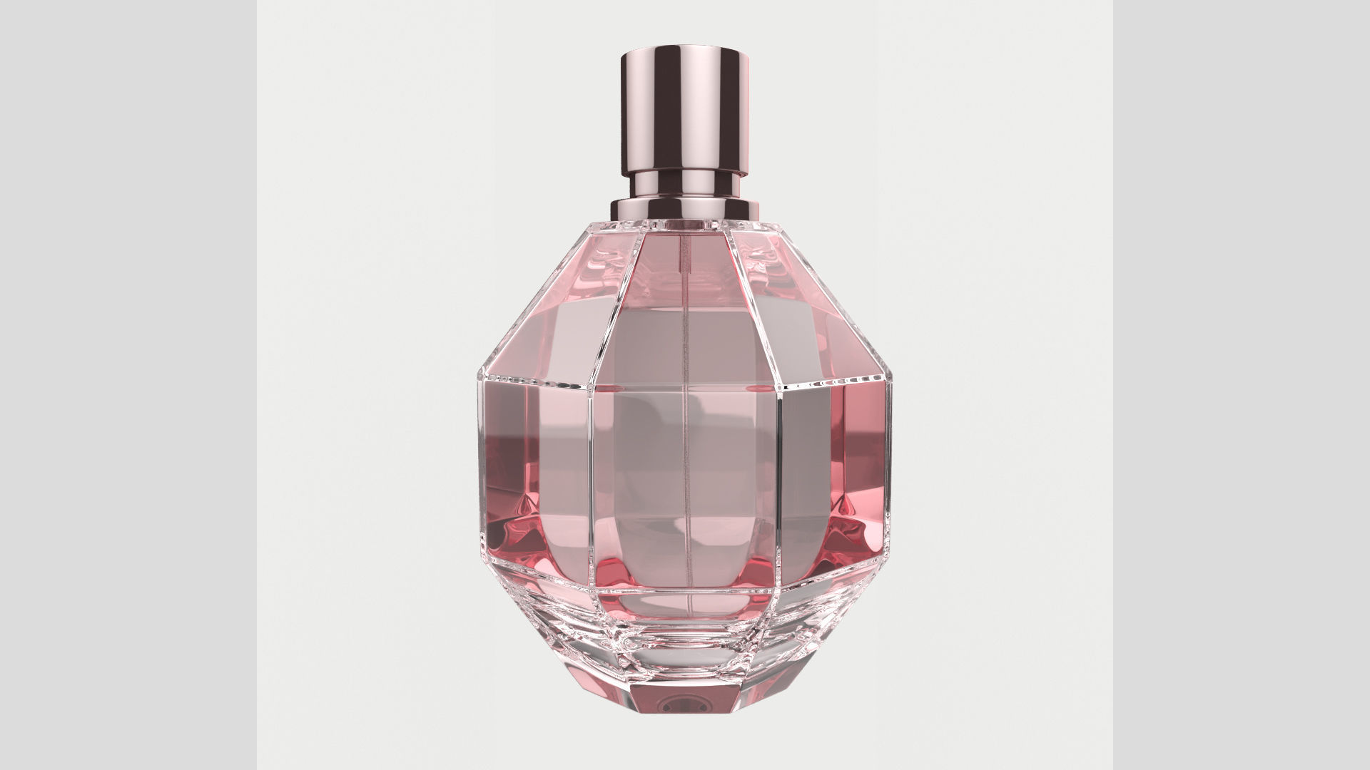 Perfume Flowerbomb 100ml Low Poly High Poly Detailed model 3D model_3