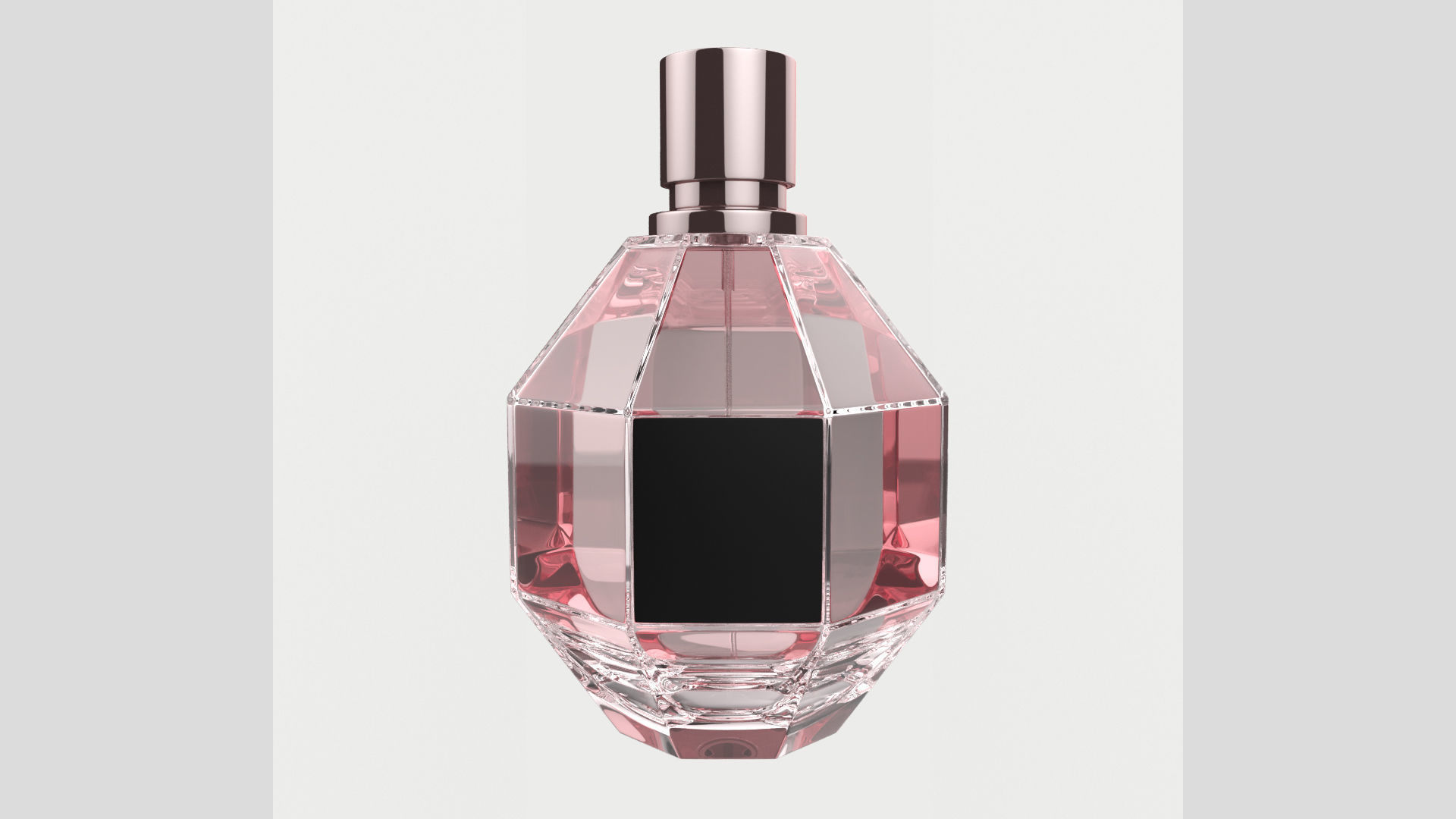Perfume Flowerbomb 100ml Low Poly High Poly Detailed model 3D model_1