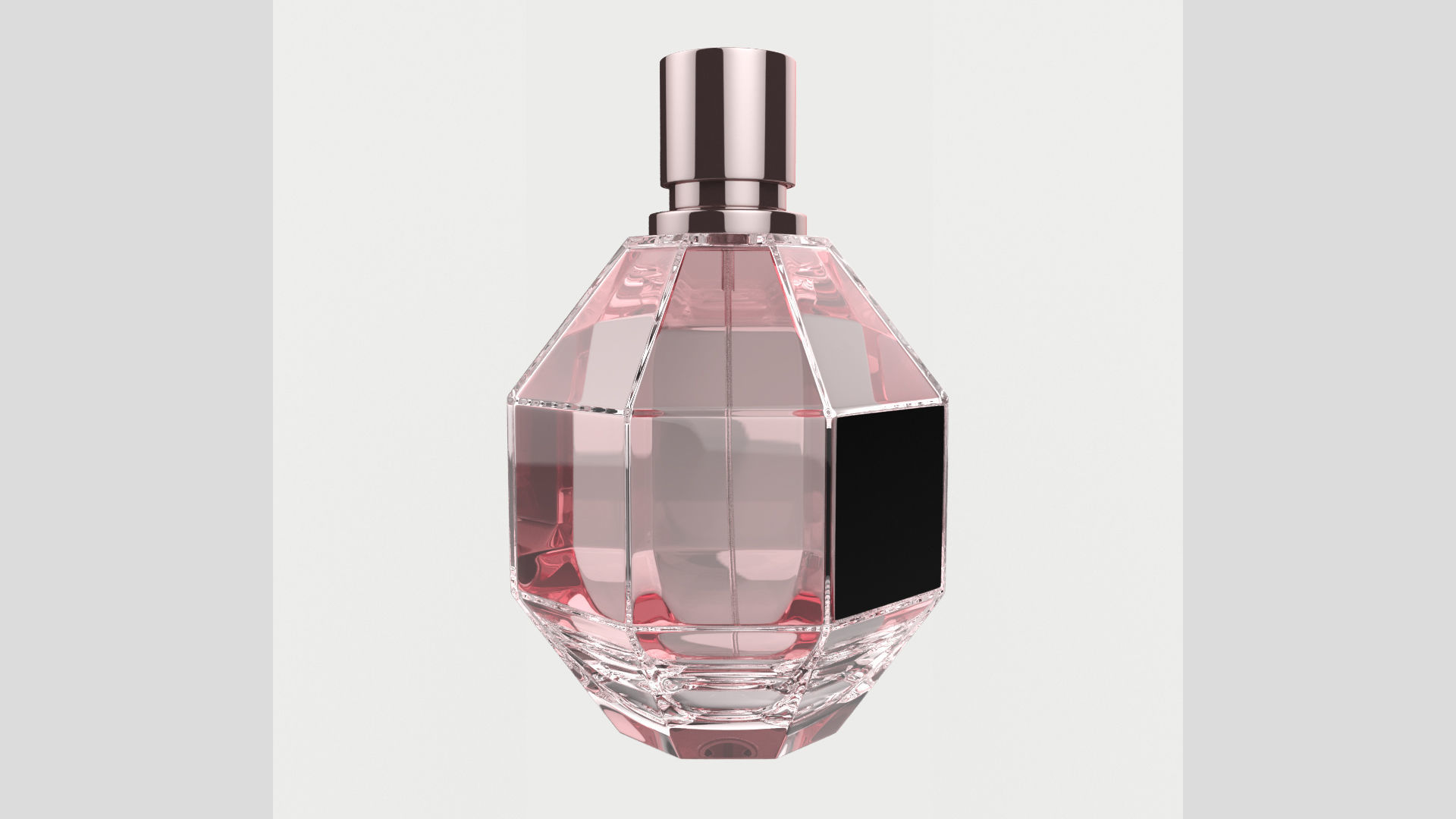 Perfume Flowerbomb 100ml Low Poly High Poly Detailed model 3D model_2