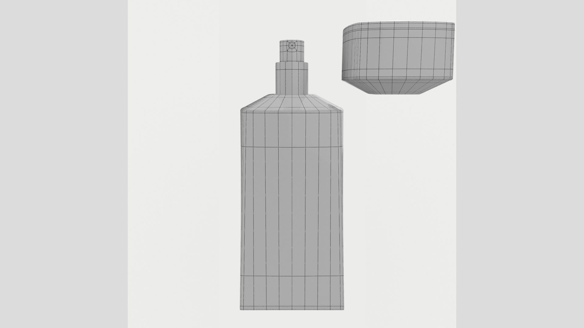 Perfume 100ml Low Poly High Poly Detailed 3D model_13