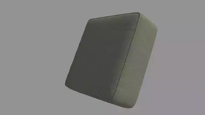 Single Sofa- Cushion 3D model