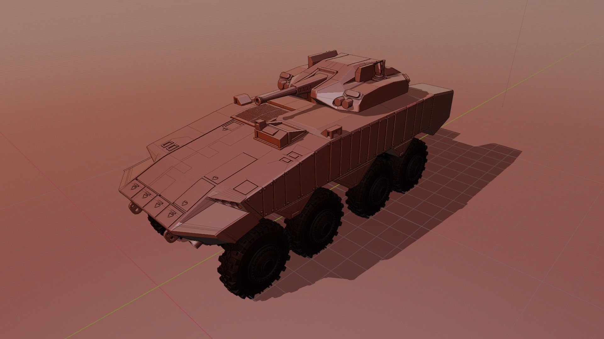 IDF Eitan equipped with 30mm gun 3D print model_2