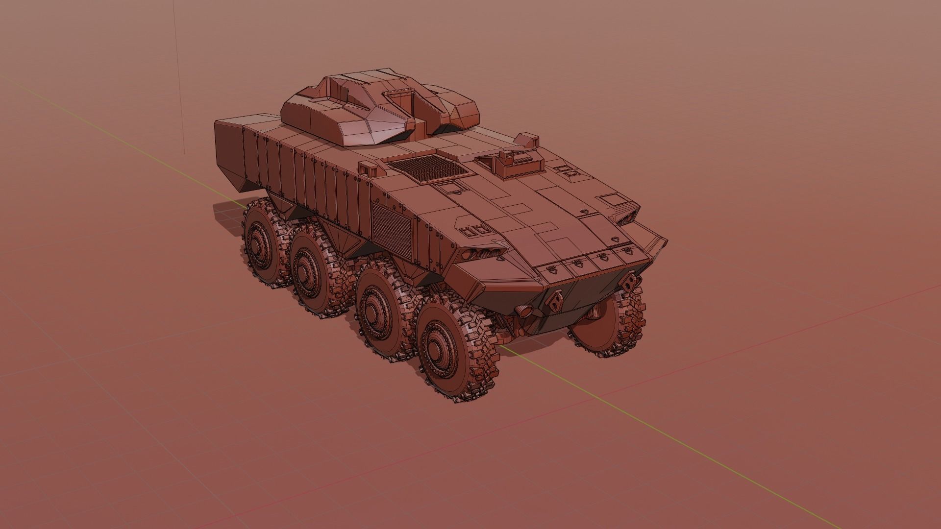 IDF Eitan equipped with 30mm gun 3D print model_7