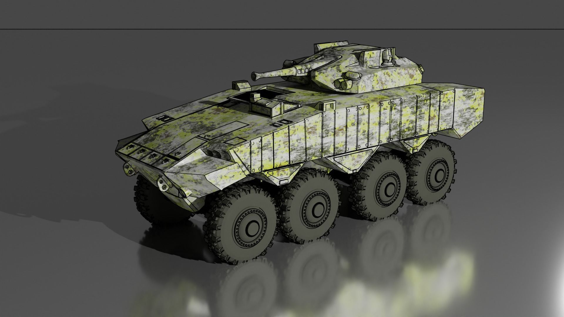 IDF Eitan equipped with 30mm gun 3D print model_1