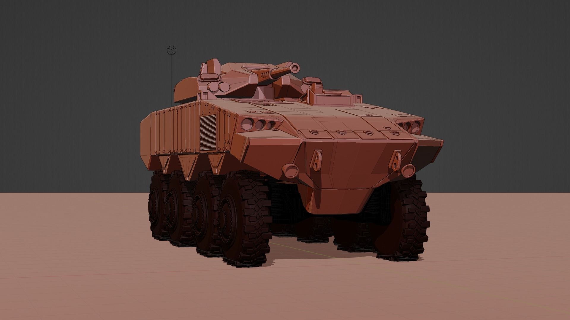 IDF Eitan equipped with 30mm gun 3D print model_4
