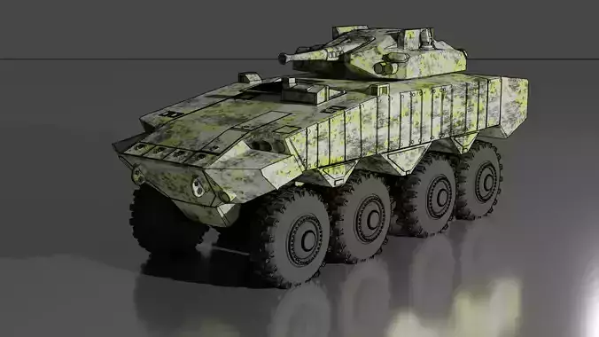 IDF Eitan equipped with 30mm gun 3D print model