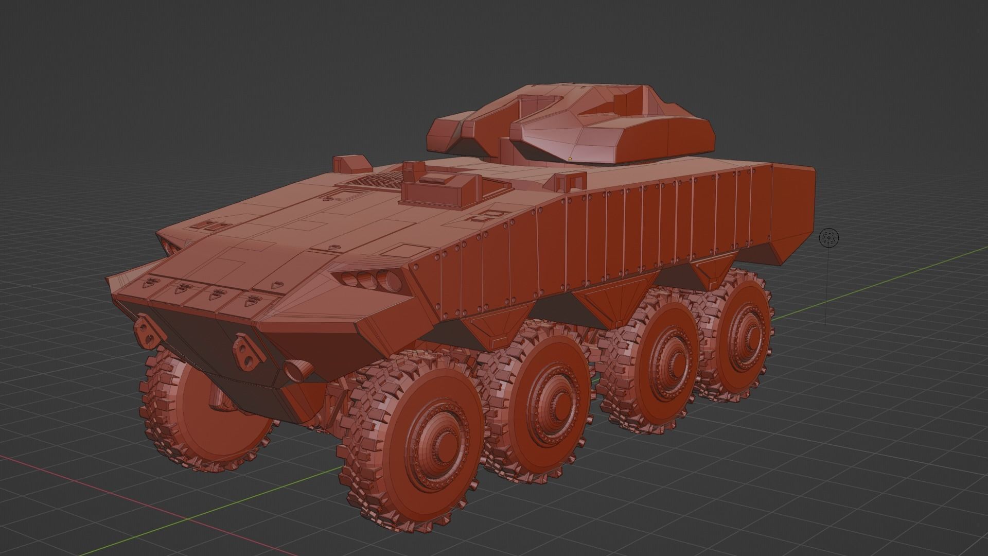 IDF Eitan equipped with 30mm gun 3D print model_5