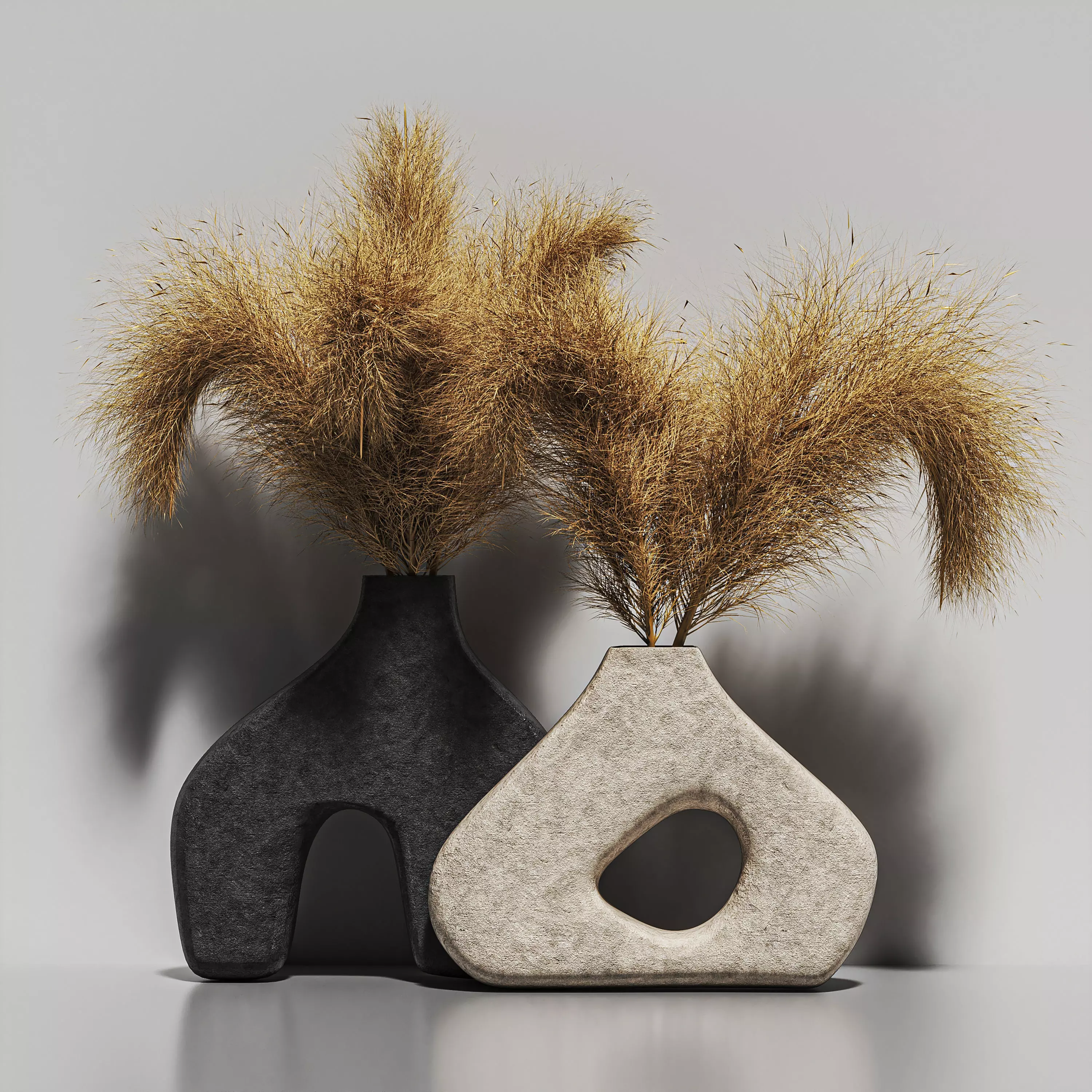 vase01 vase with plant in it 3D model_0