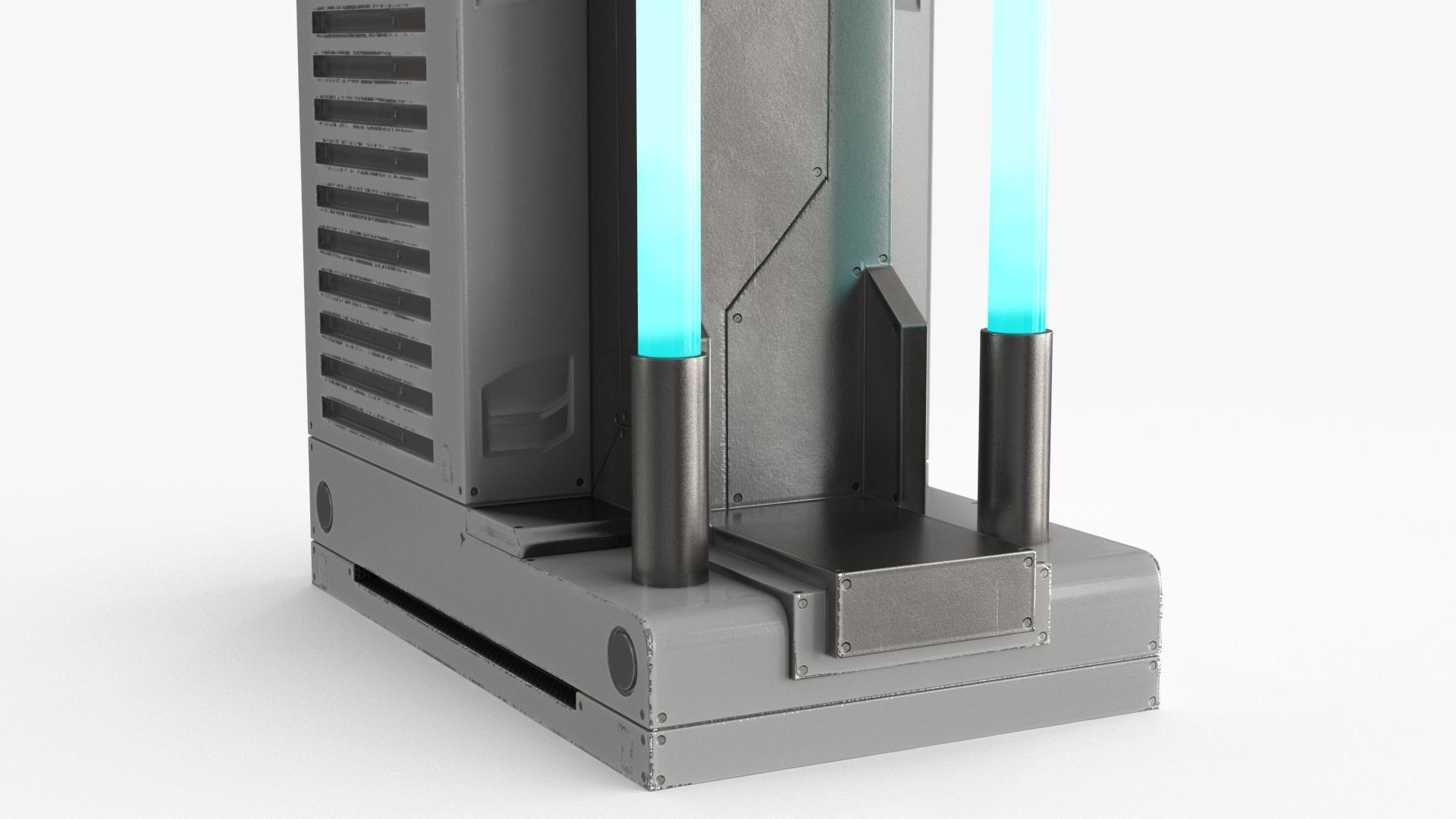 Sci Fi Terminal v1 Low-poly 3D model_8