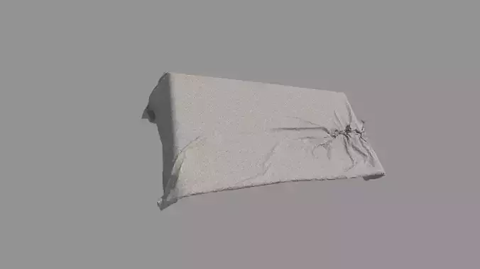 Quilt for bedding  3D model