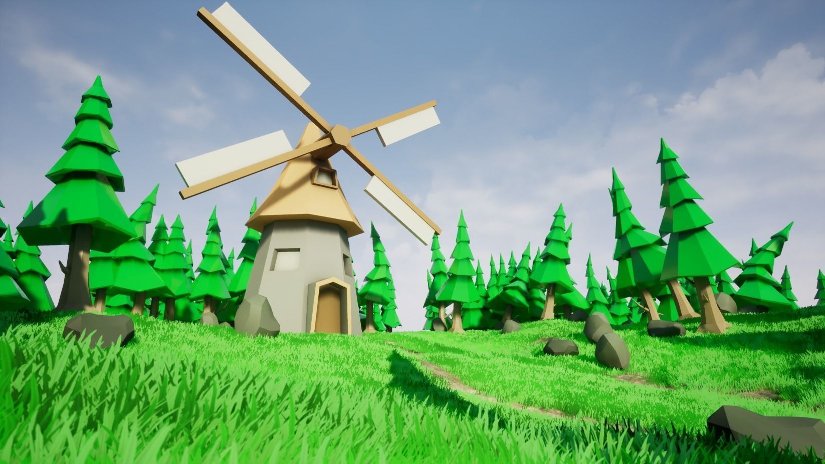 Stylized Environment Low Poly Pack - 1 Low-poly 3D model_2